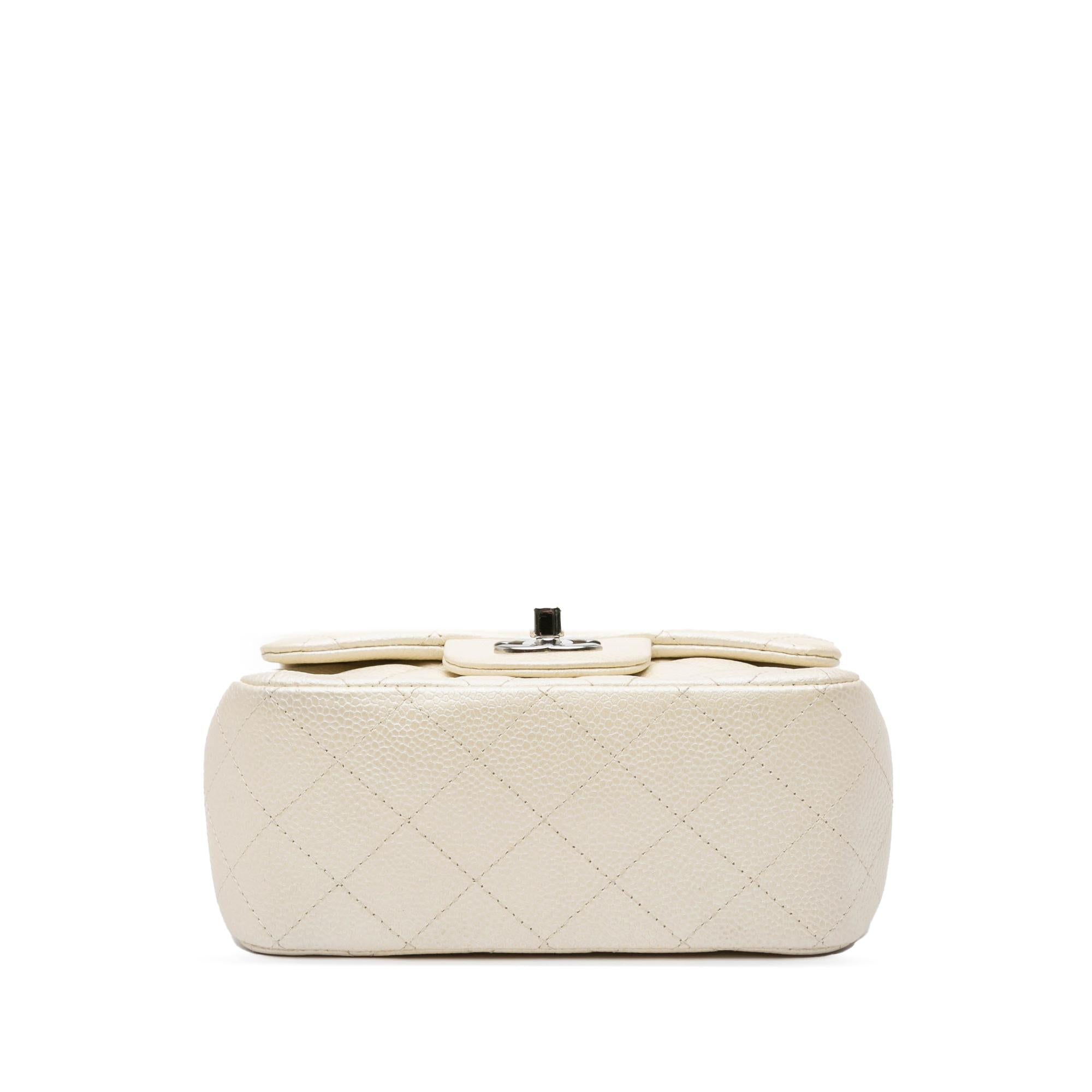 Chanel Mini Square Classic Caviar Single Flap