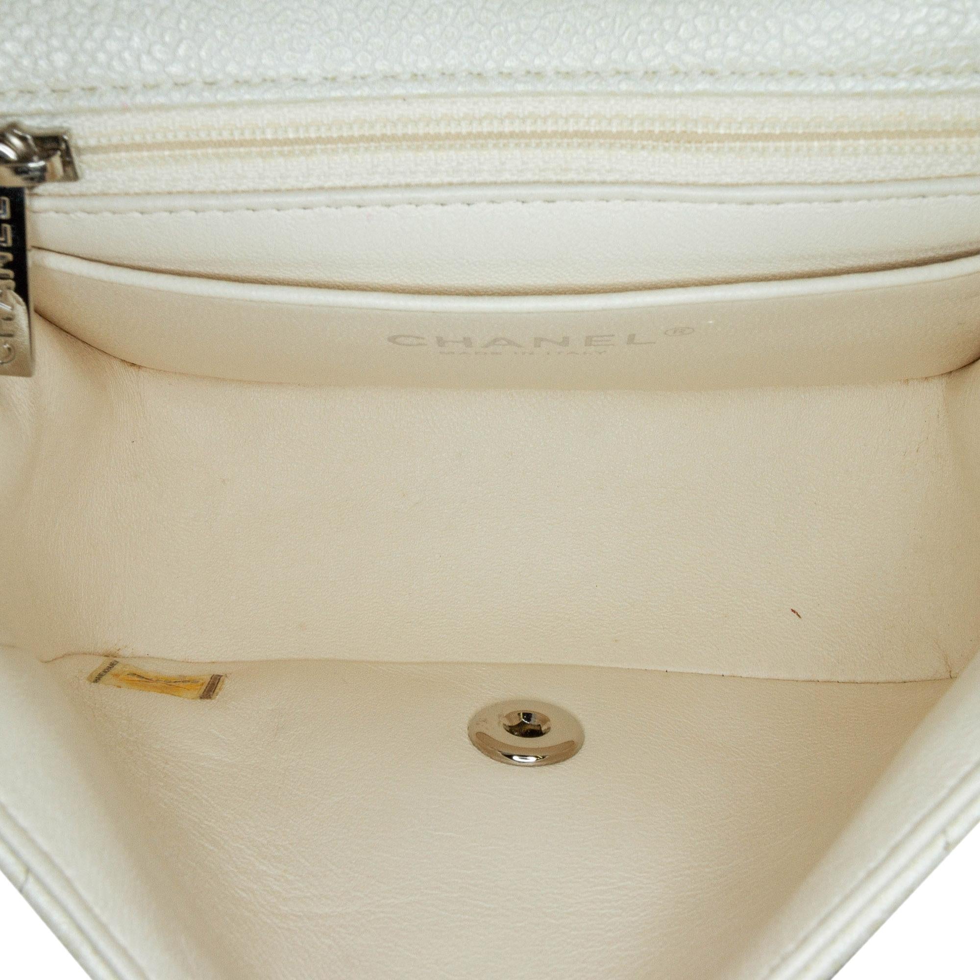 Chanel Mini Square Classic Caviar Single Flap