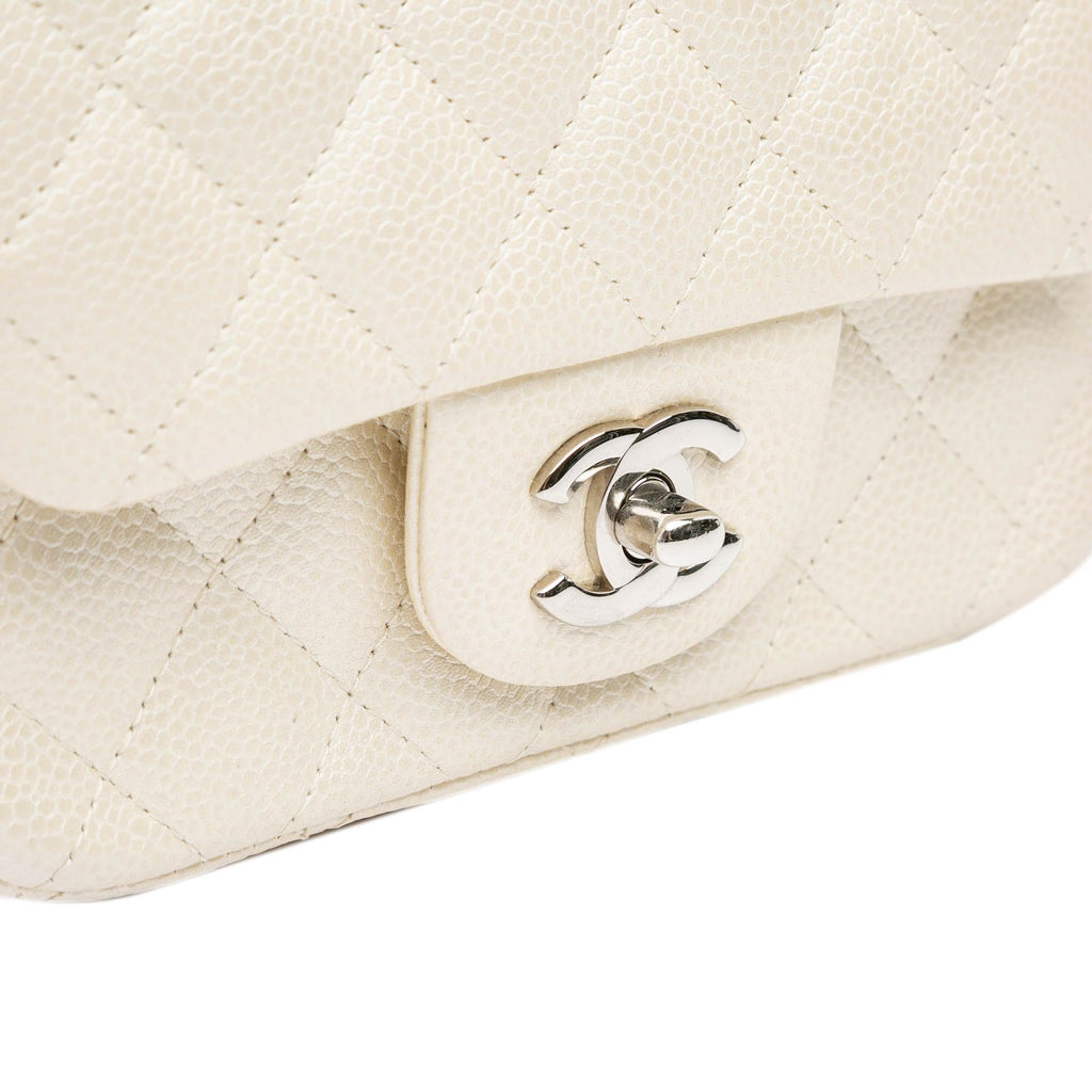 Chanel Mini Square Classic Caviar Single Flap