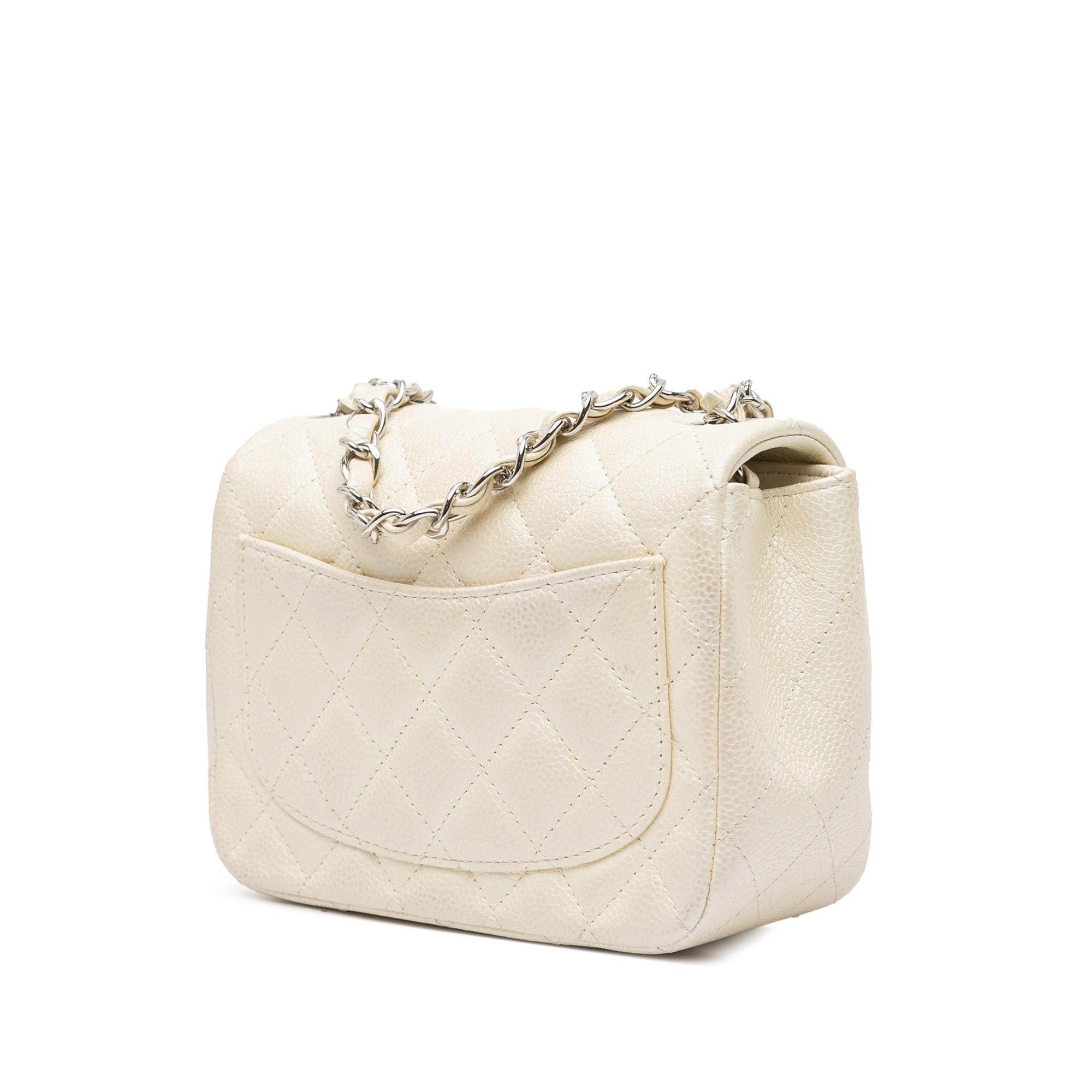 Chanel Mini Square Classic Caviar Single Flap