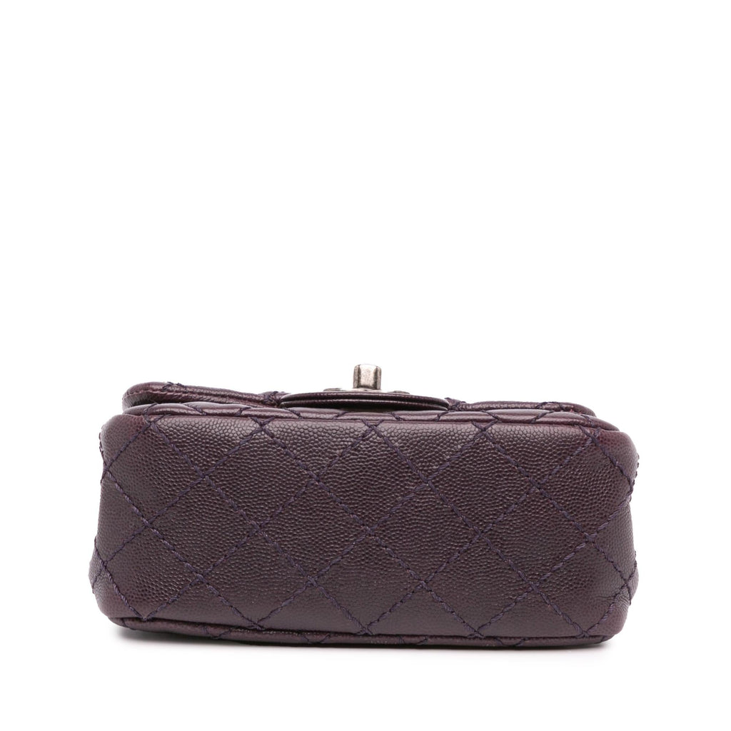 Chanel Mini Square Classic Caviar Single Flap