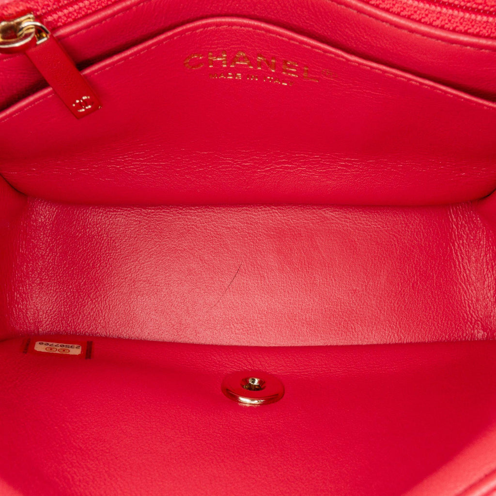 Chanel Mini Square Classic Caviar Single Flap