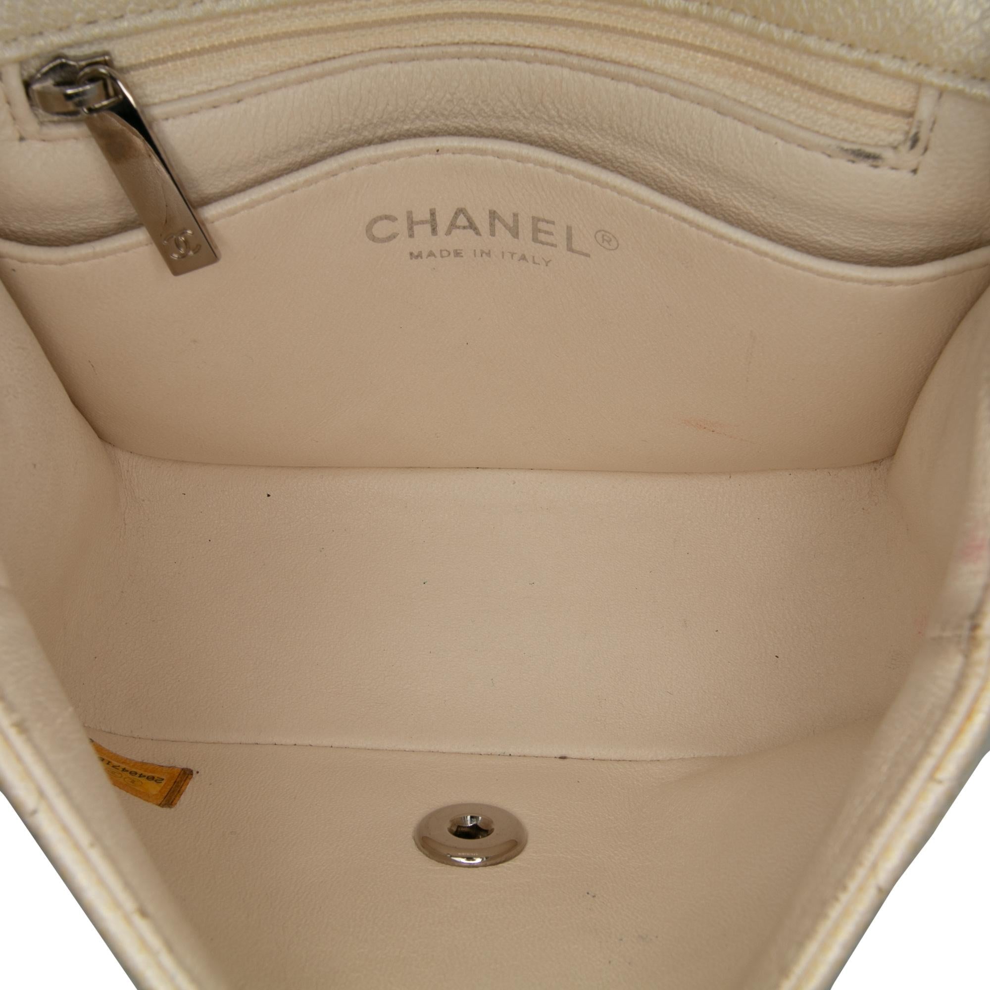 Chanel Mini Square Classic Caviar Single Flap