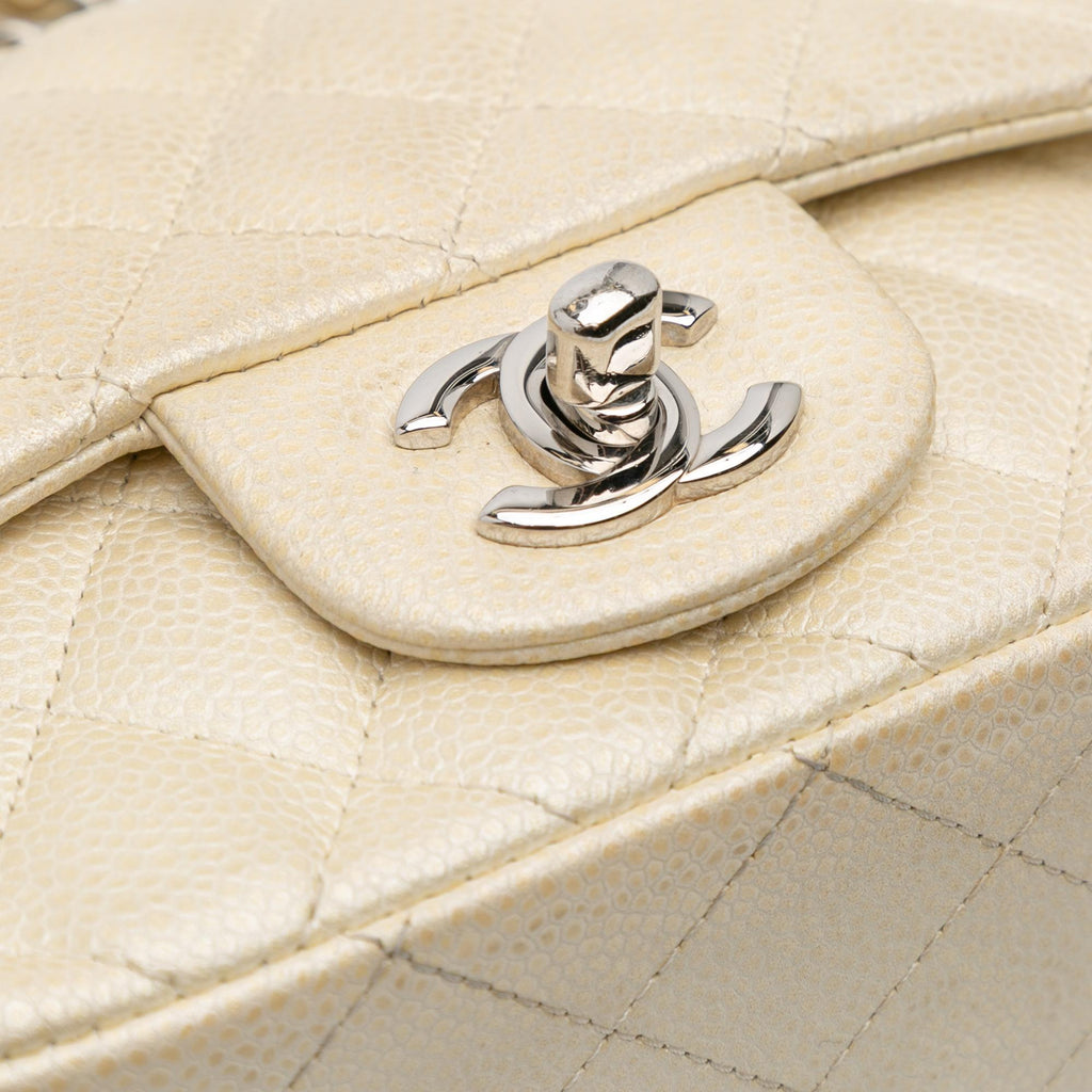 Chanel Mini Square Classic Caviar Single Flap