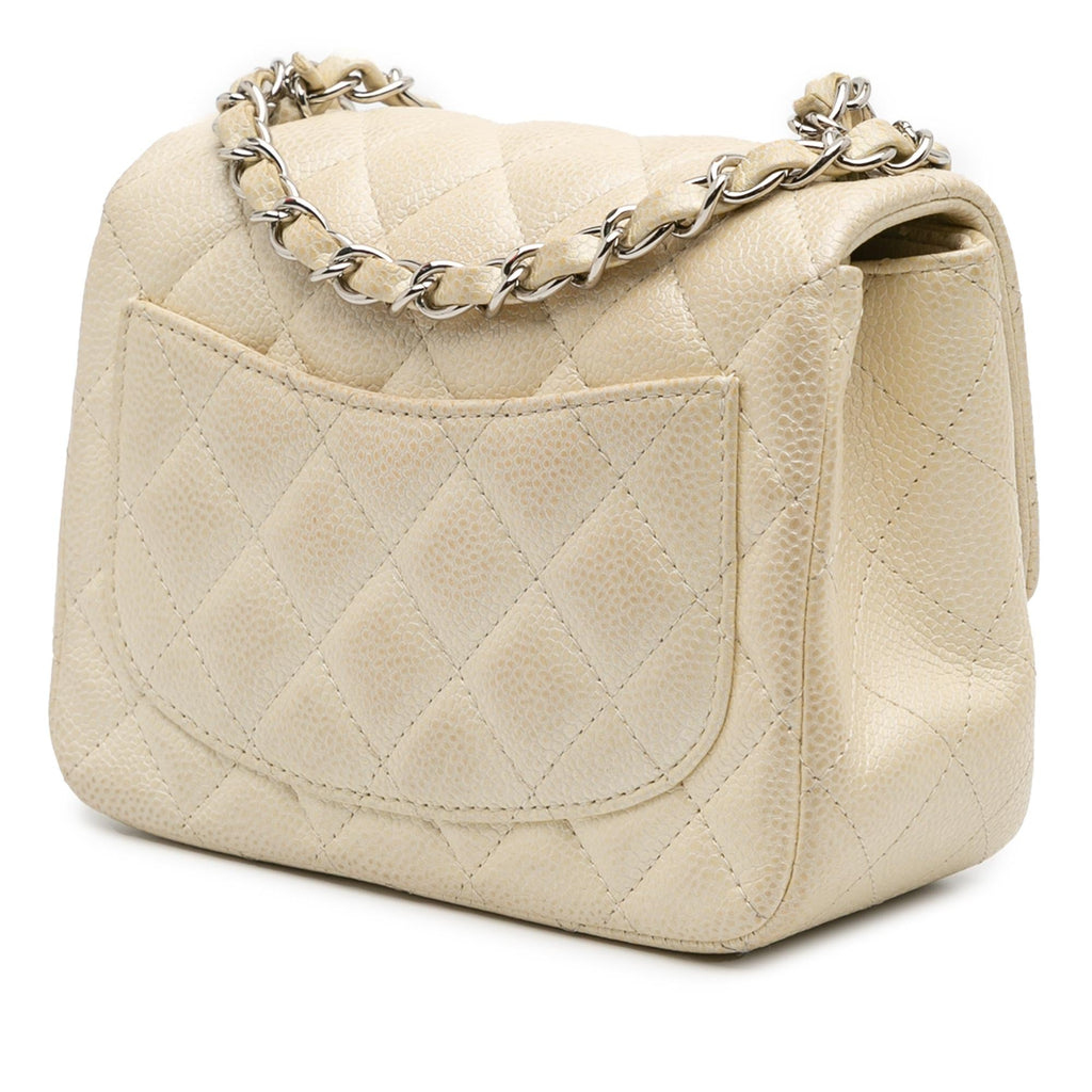 Chanel Mini Square Classic Caviar Single Flap