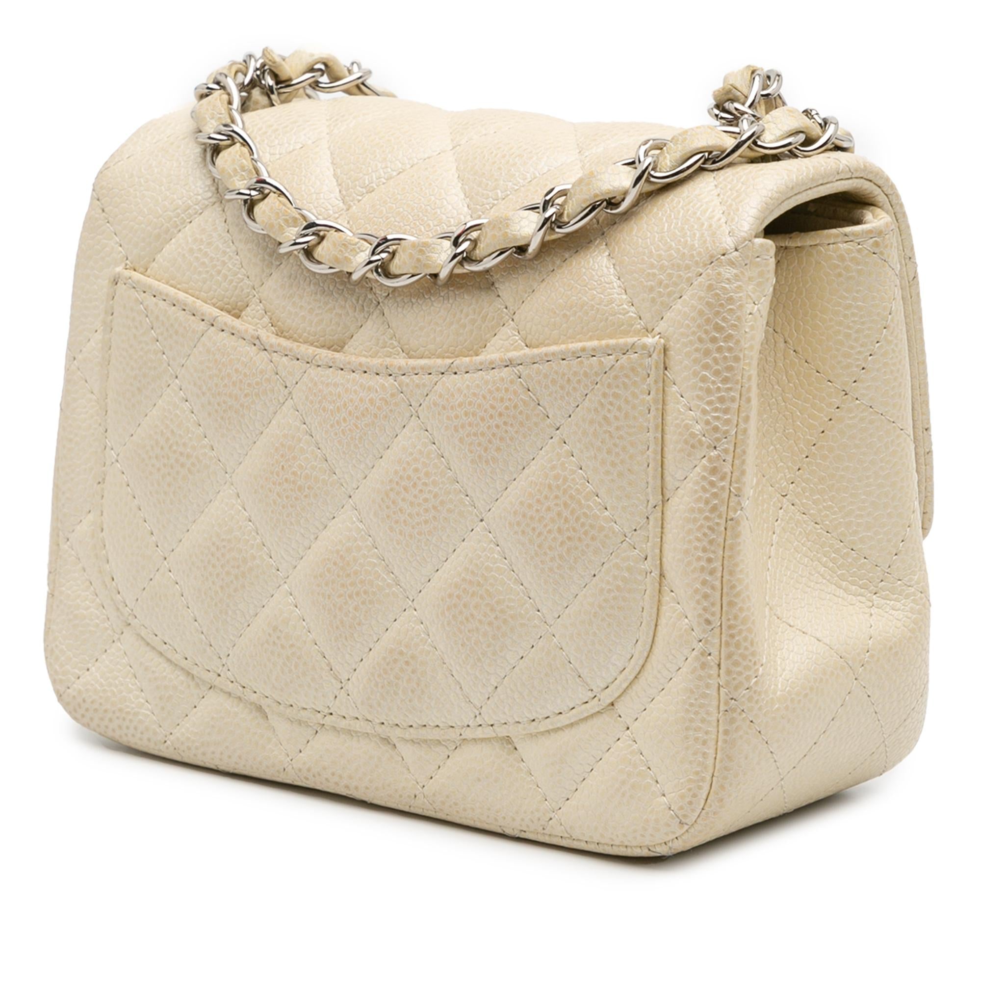 Chanel Mini Square Classic Caviar Single Flap