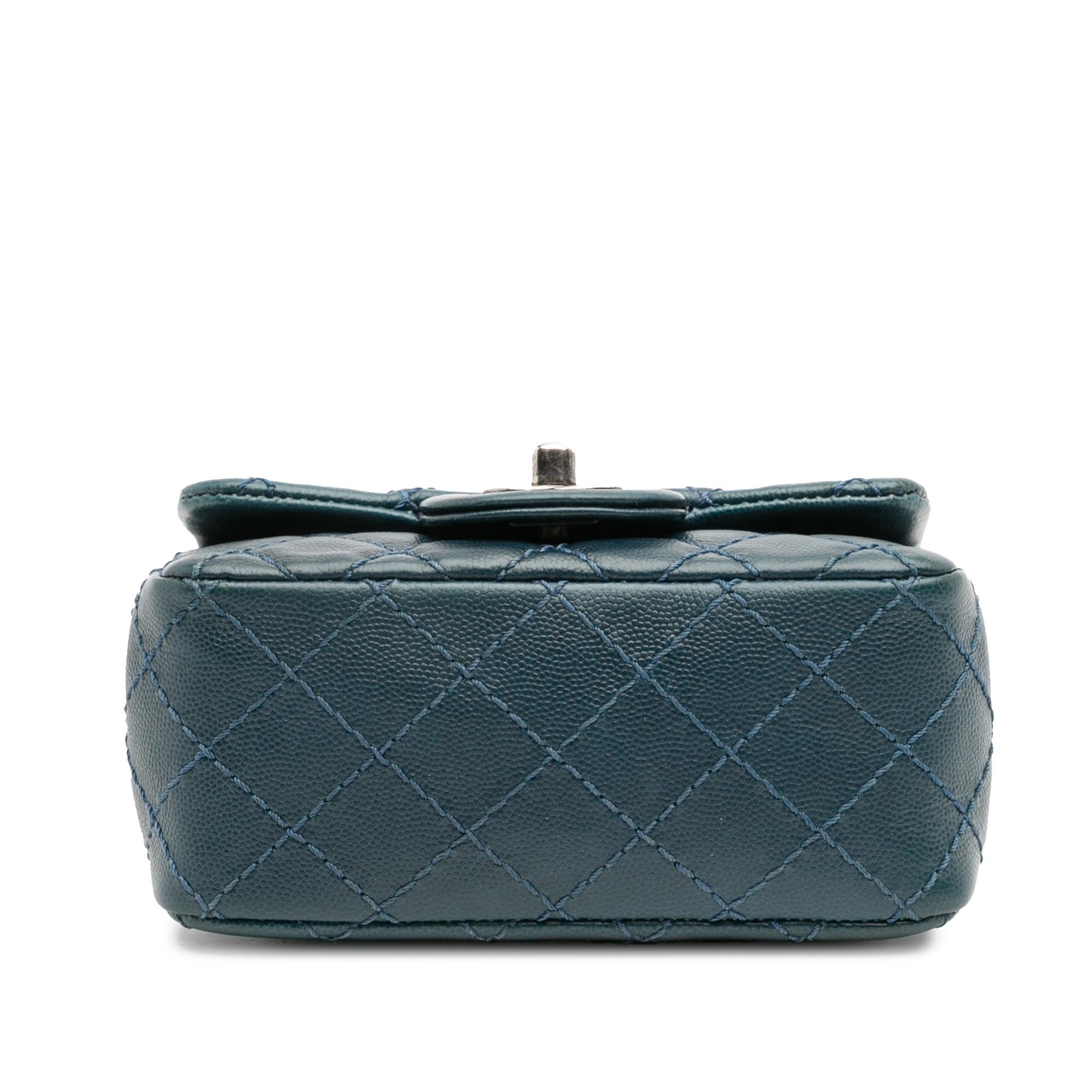 Chanel Mini Square Classic Caviar Single Flap