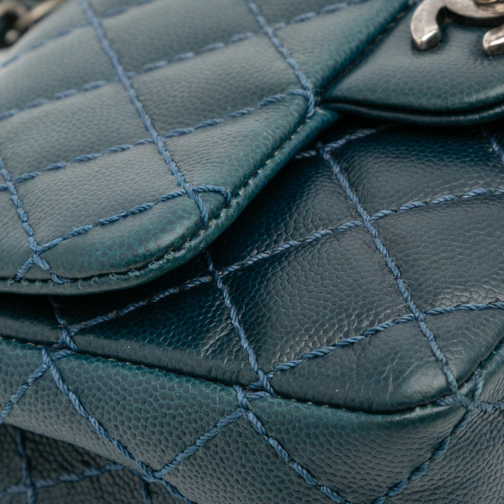 Chanel Mini Square Classic Caviar Single Flap