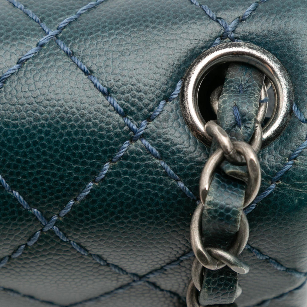 Chanel Mini Square Classic Caviar Single Flap