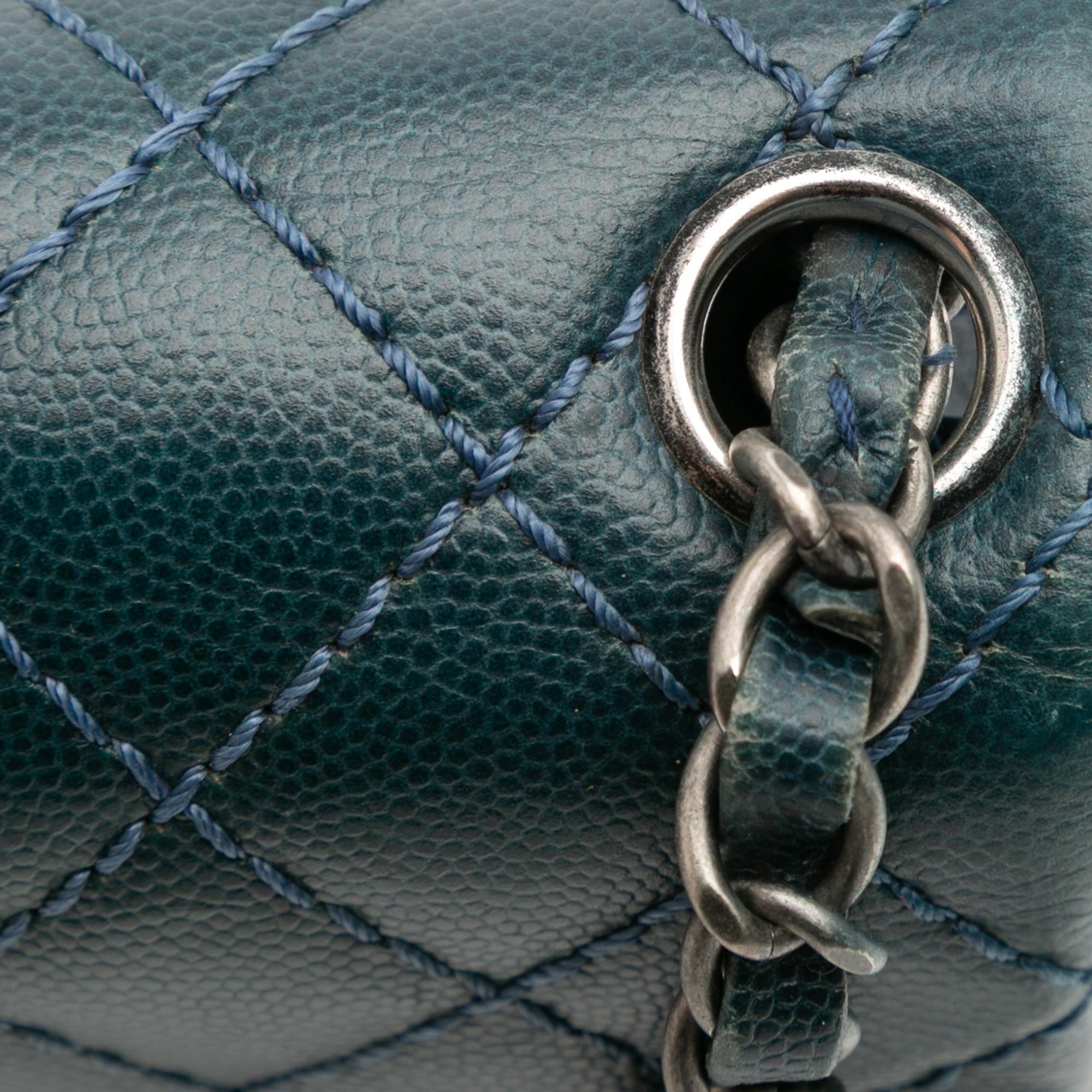 Chanel Mini Square Classic Caviar Single Flap