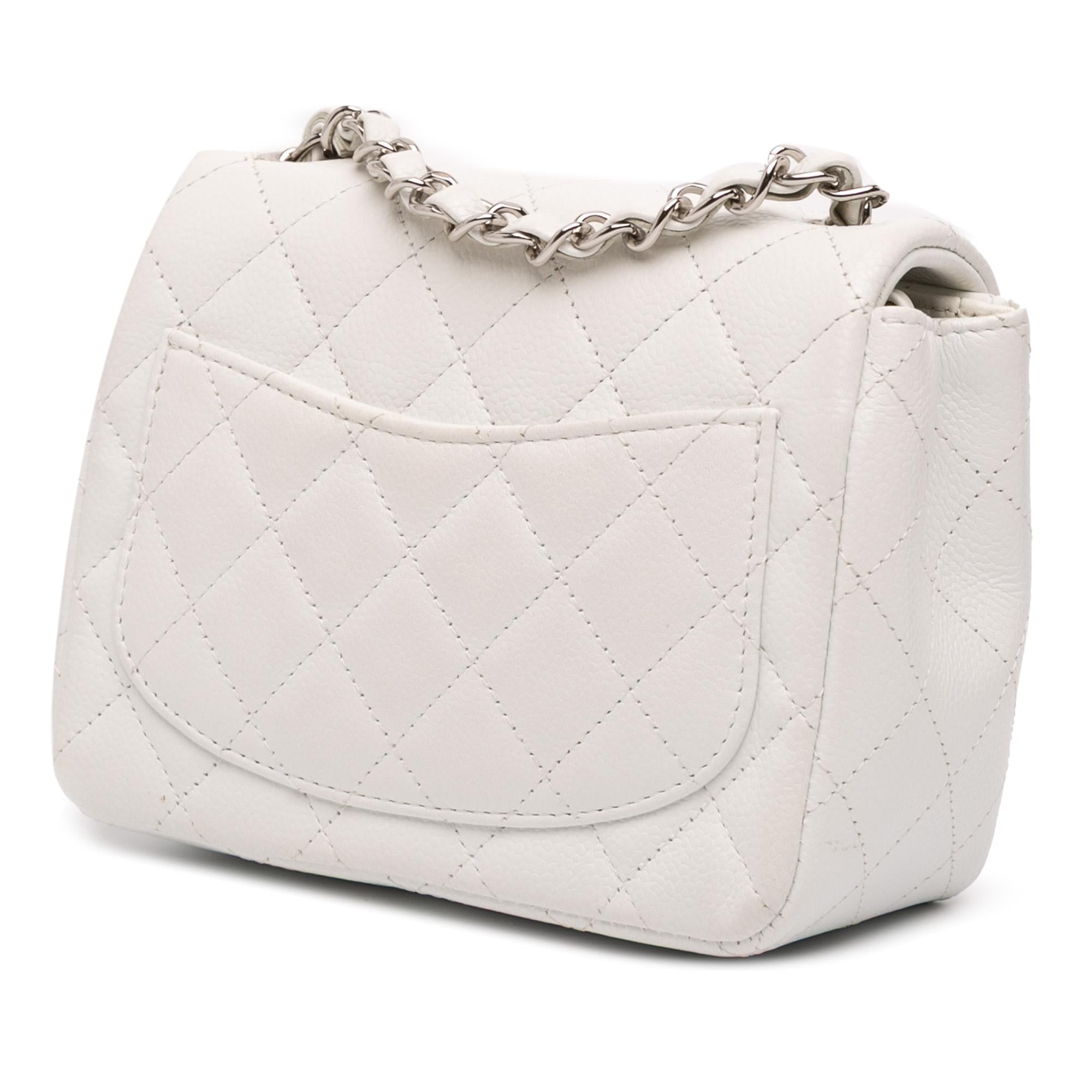 Chanel Mini Square Classic Caviar Single Flap
