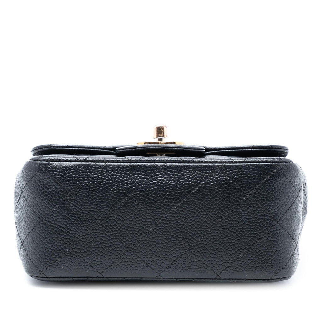 Chanel Mini Square Classic Caviar Single Flap