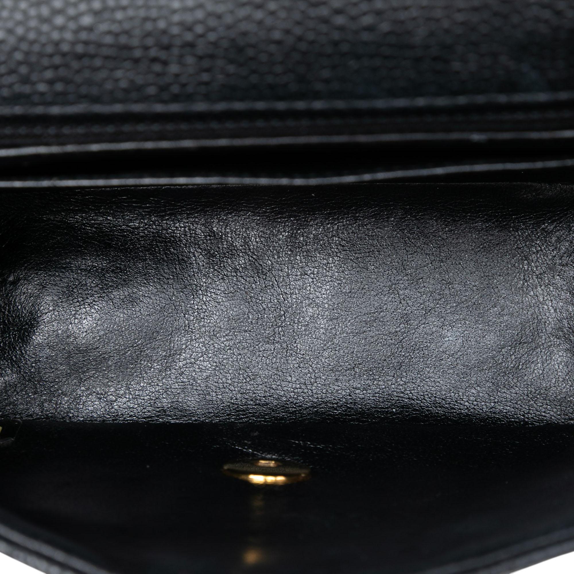 Chanel Mini Square Classic Caviar Single Flap