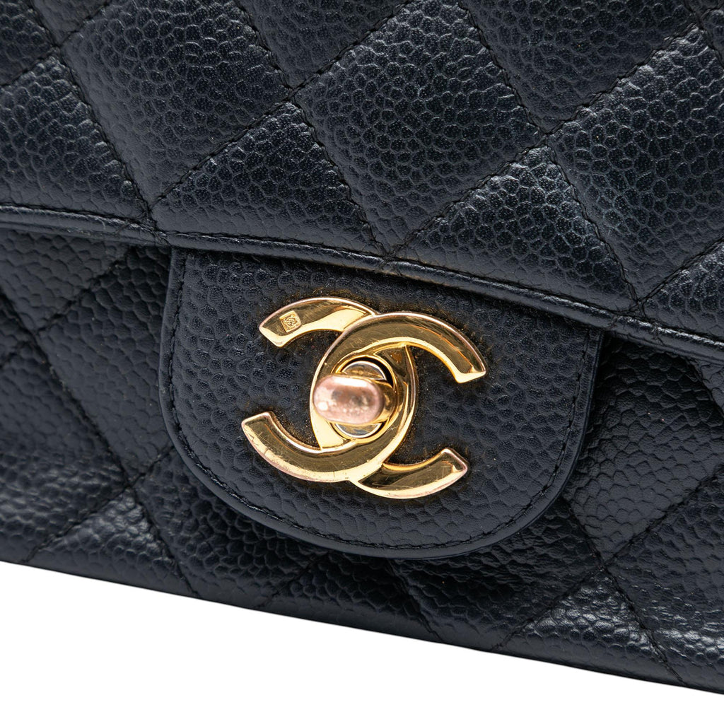 Chanel Mini Square Classic Caviar Single Flap