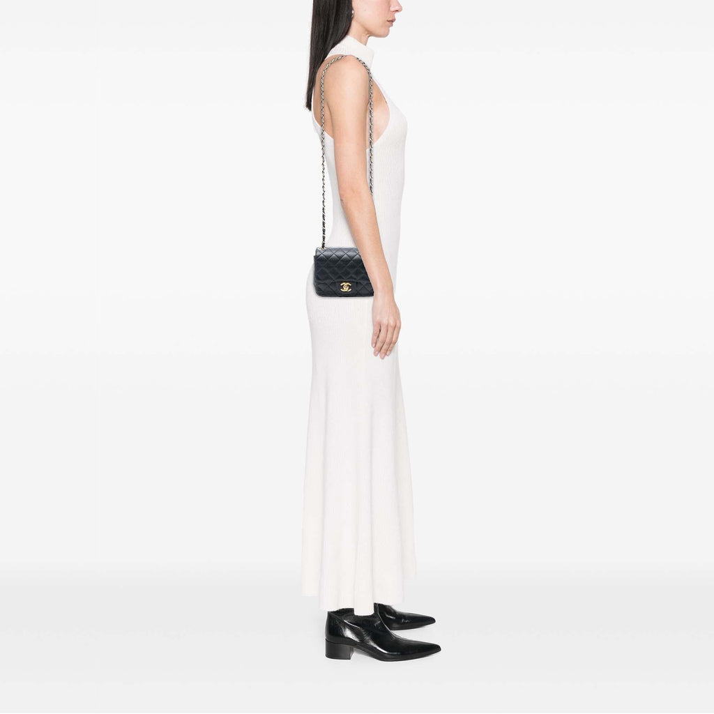 Chanel Mini Square Classic Caviar Single Flap