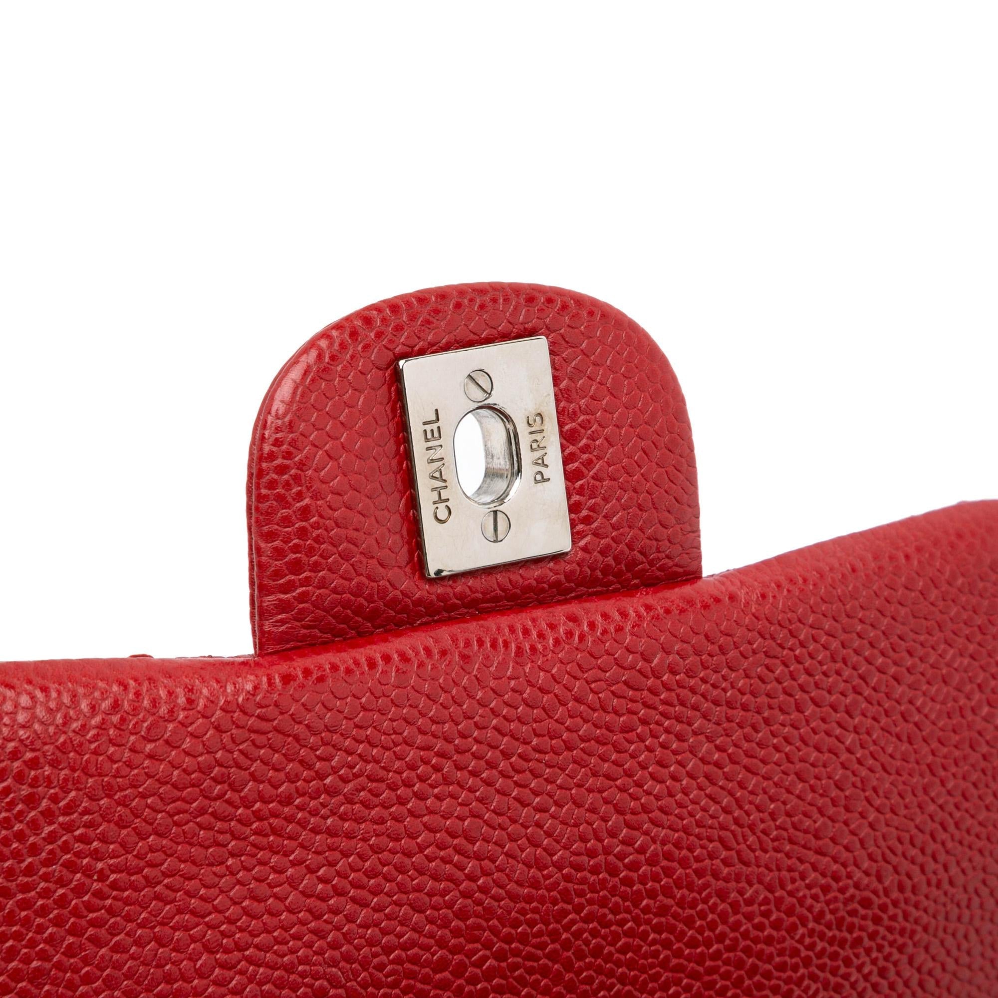 Chanel Mini Square Classic Caviar Single Flap