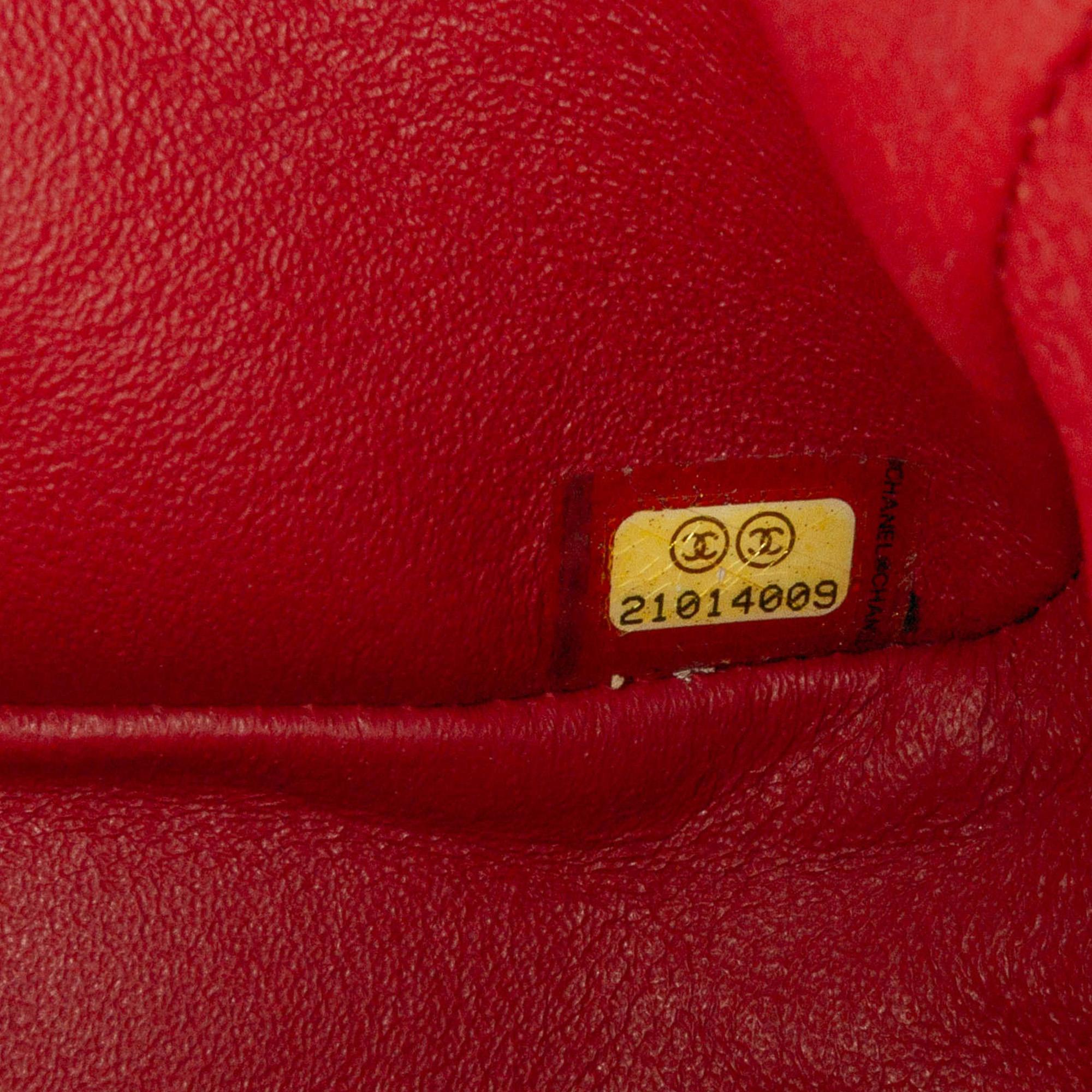 Chanel Mini Square Classic Chevron Lambskin Single Flap