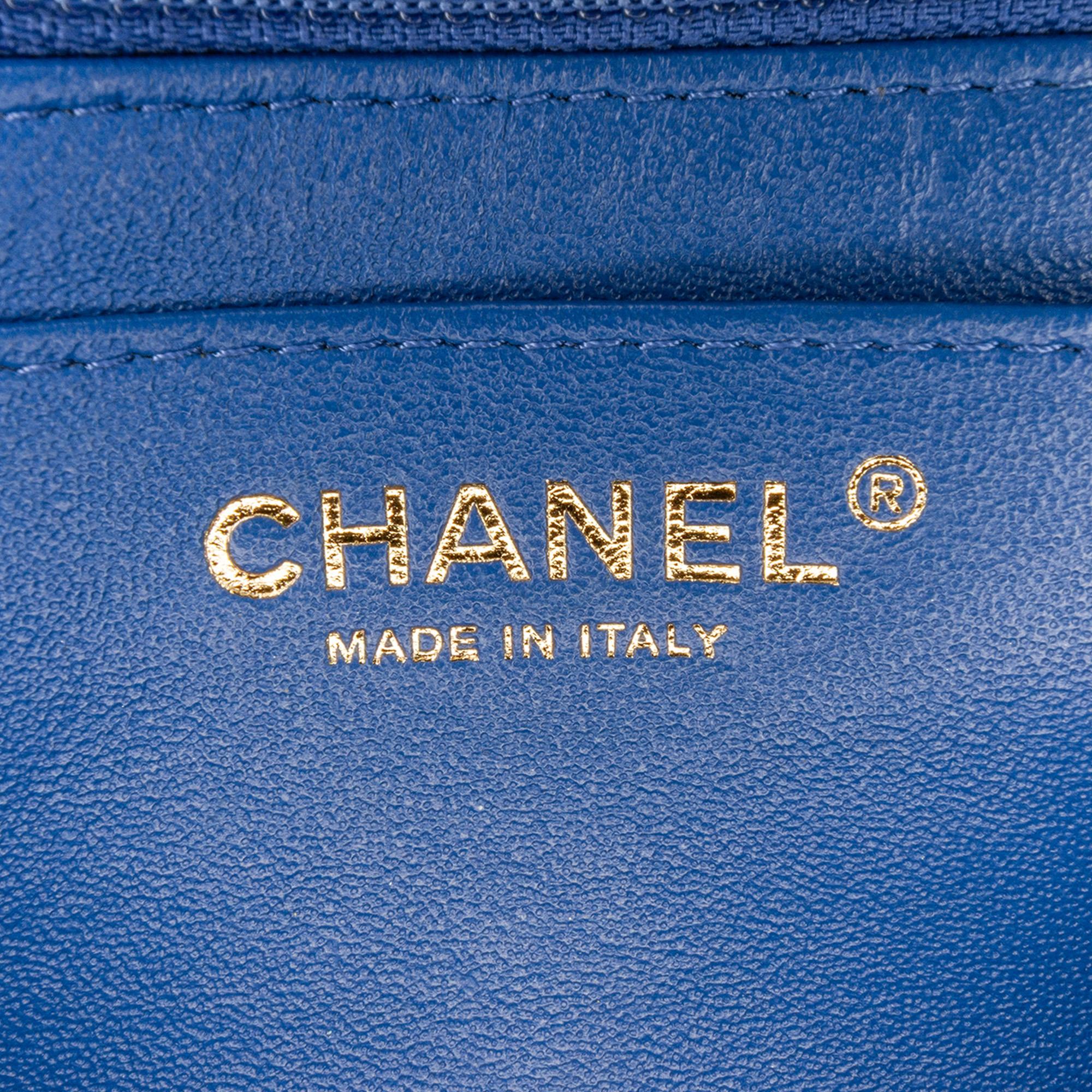 Chanel Mini Square Classic Chevron Lambskin Single Flap