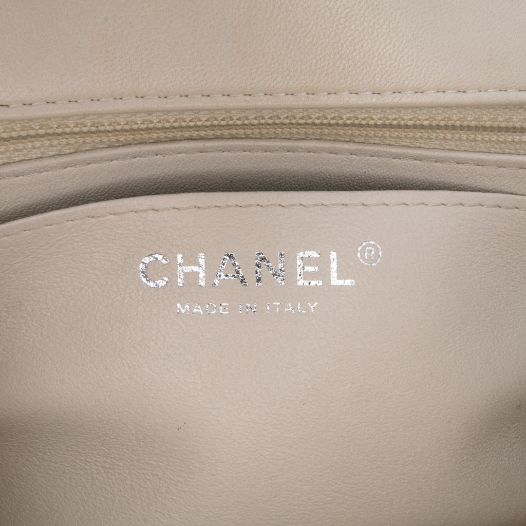 Chanel Mini Square Classic Chevron Lambskin Single Flap