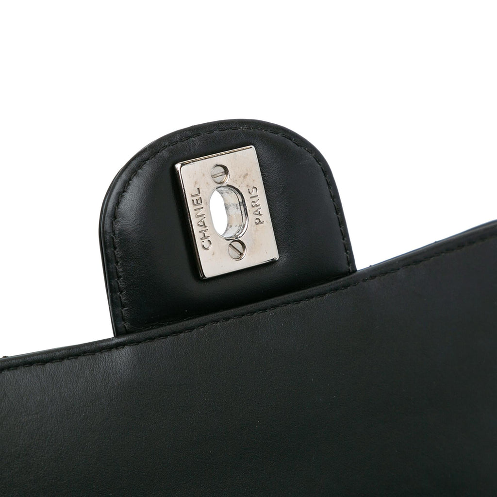 Chanel Mini Square Classic Chevron Patent Flap