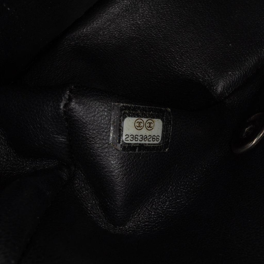 Chanel Mini Square Classic Chevron Patent Flap