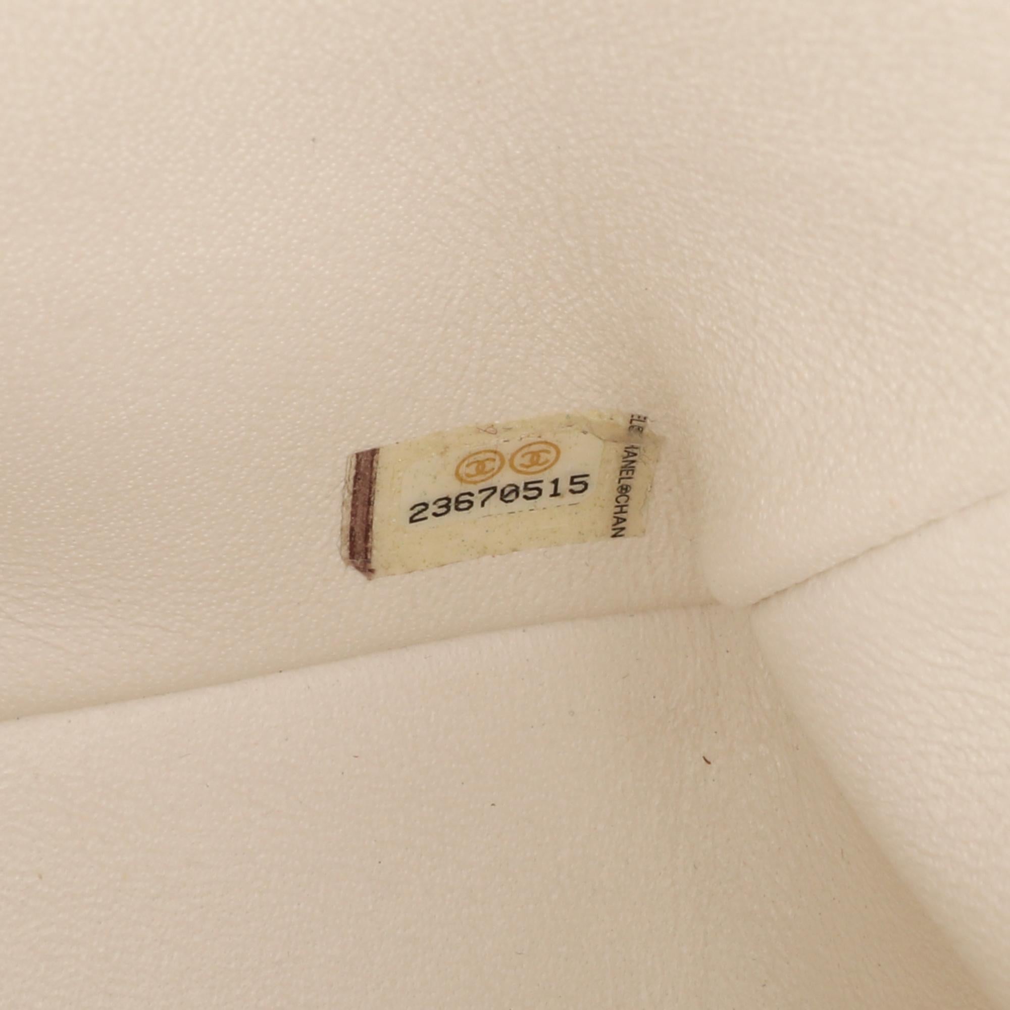Chanel Mini Square Classic Crumpled Calfskin Single Flap