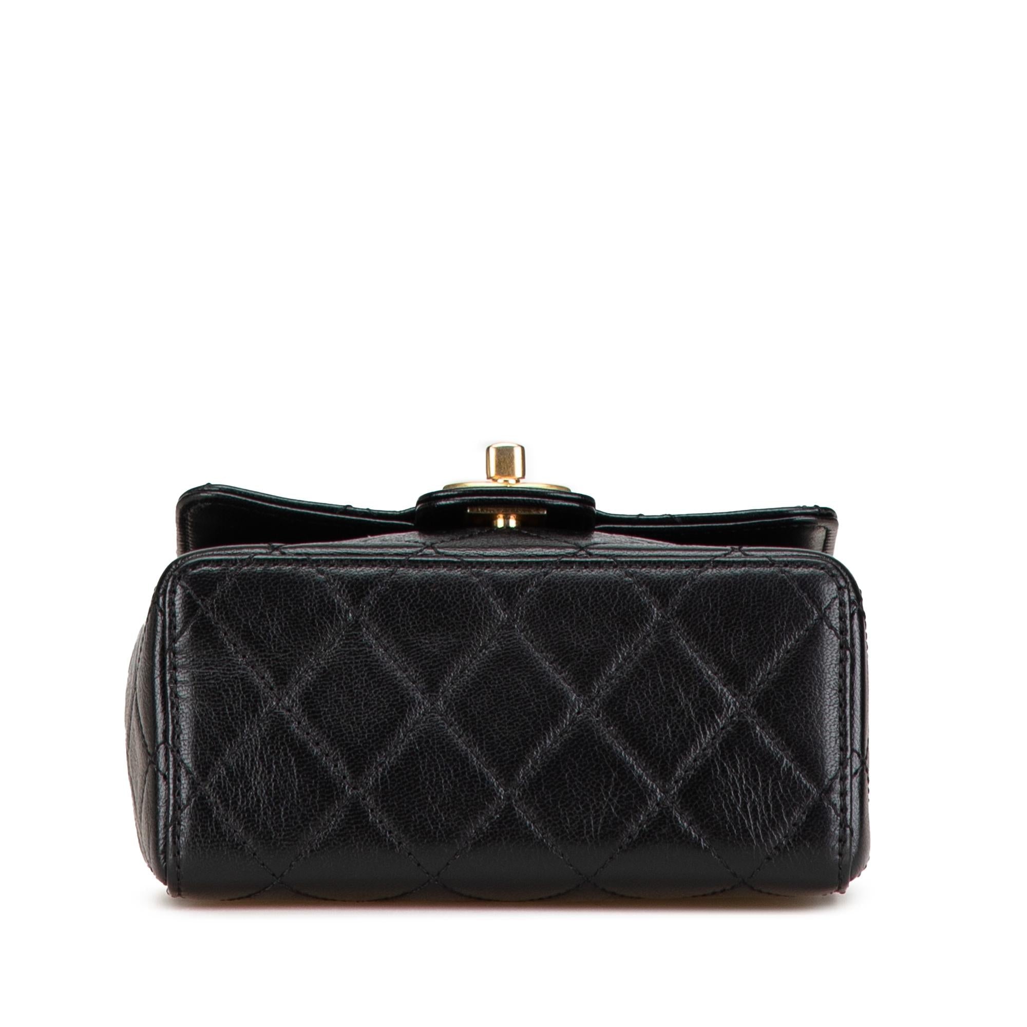 Chanel Mini Square Classic Goatskin Retro Flap