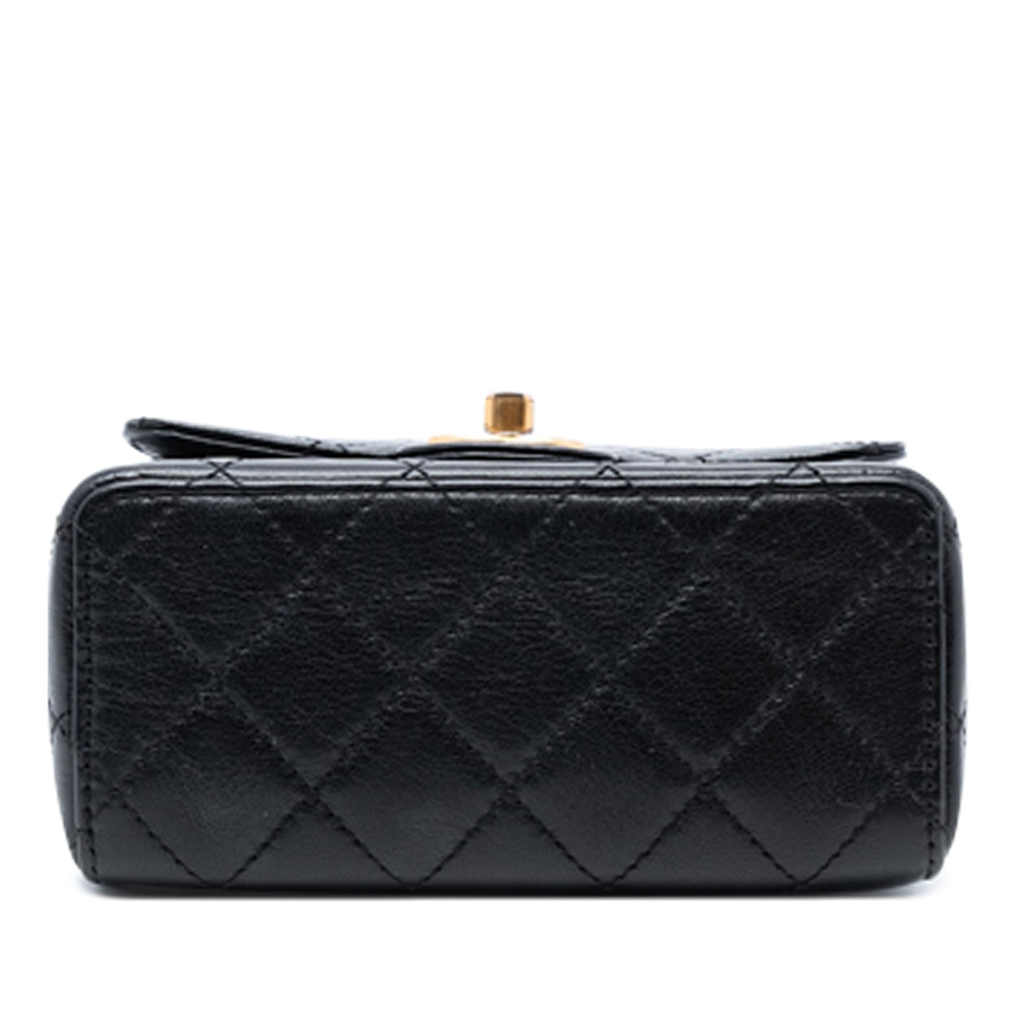 Chanel Mini Square Classic Goatskin Single Flap