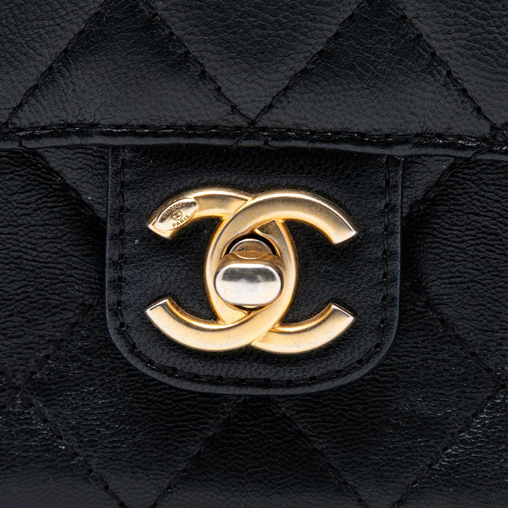 Chanel Mini Square Classic Goatskin Single Flap