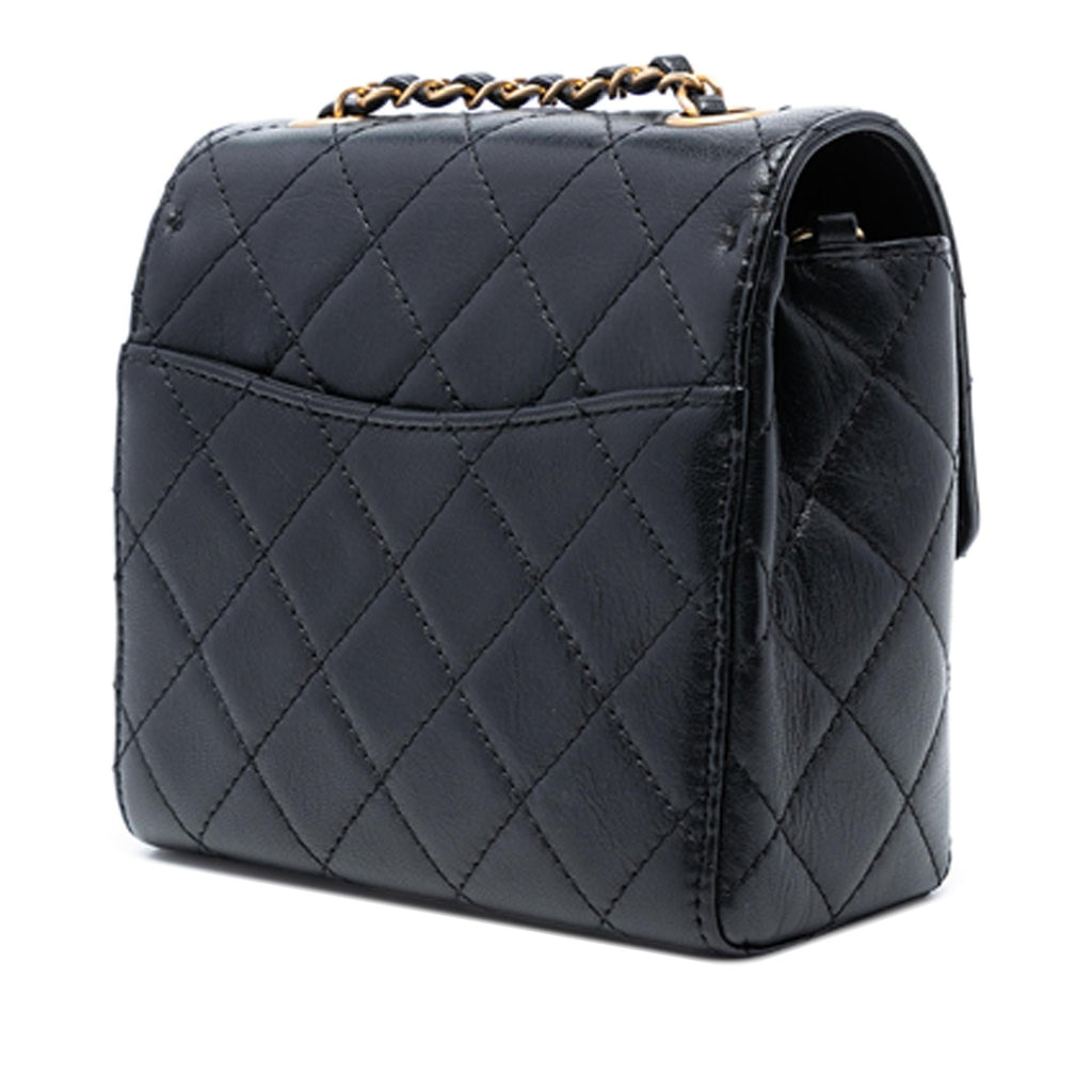 Chanel Mini Square Classic Goatskin Single Flap