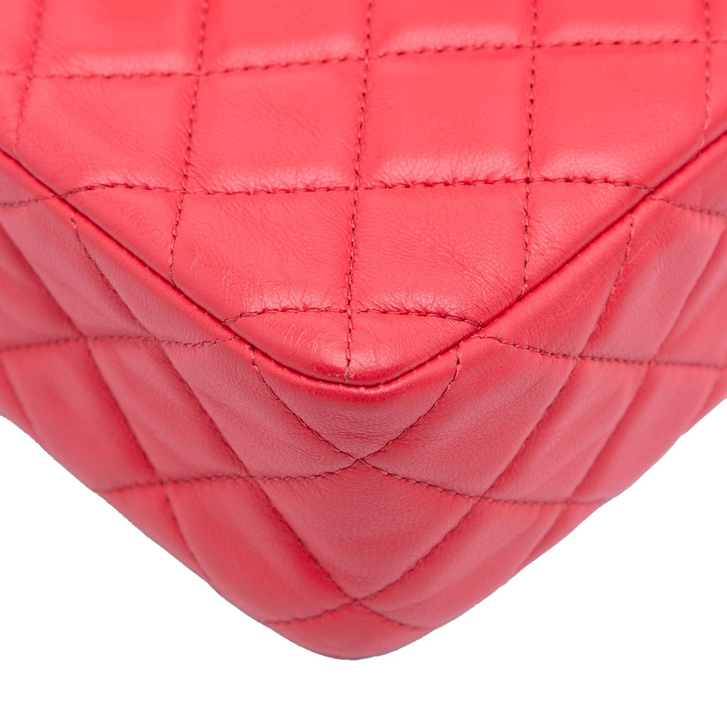 Chanel Mini Square Classic Lambskin Casino Royale Charms Single Flap