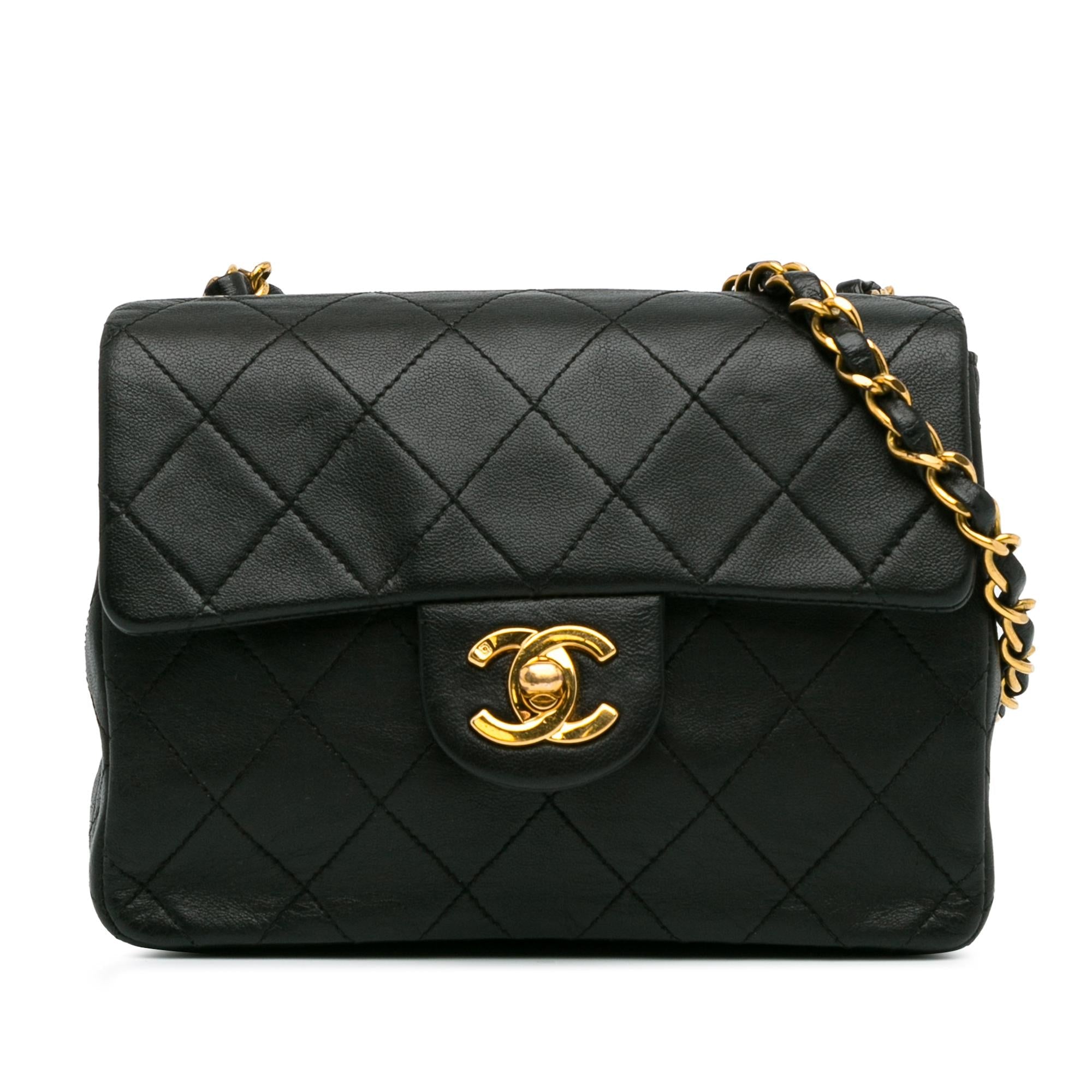 Chanel Mini Square Classic Lambskin Single Flap