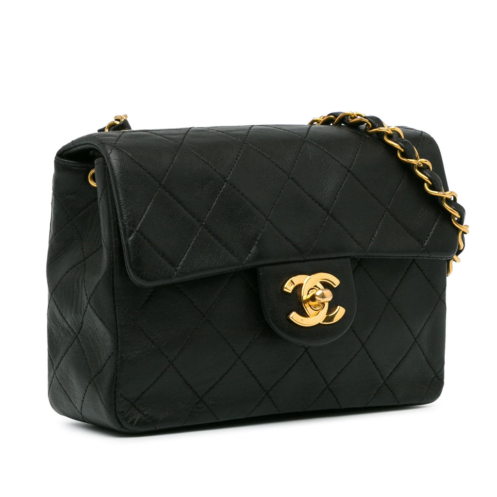 Chanel Mini Square Classic Lambskin Single Flap