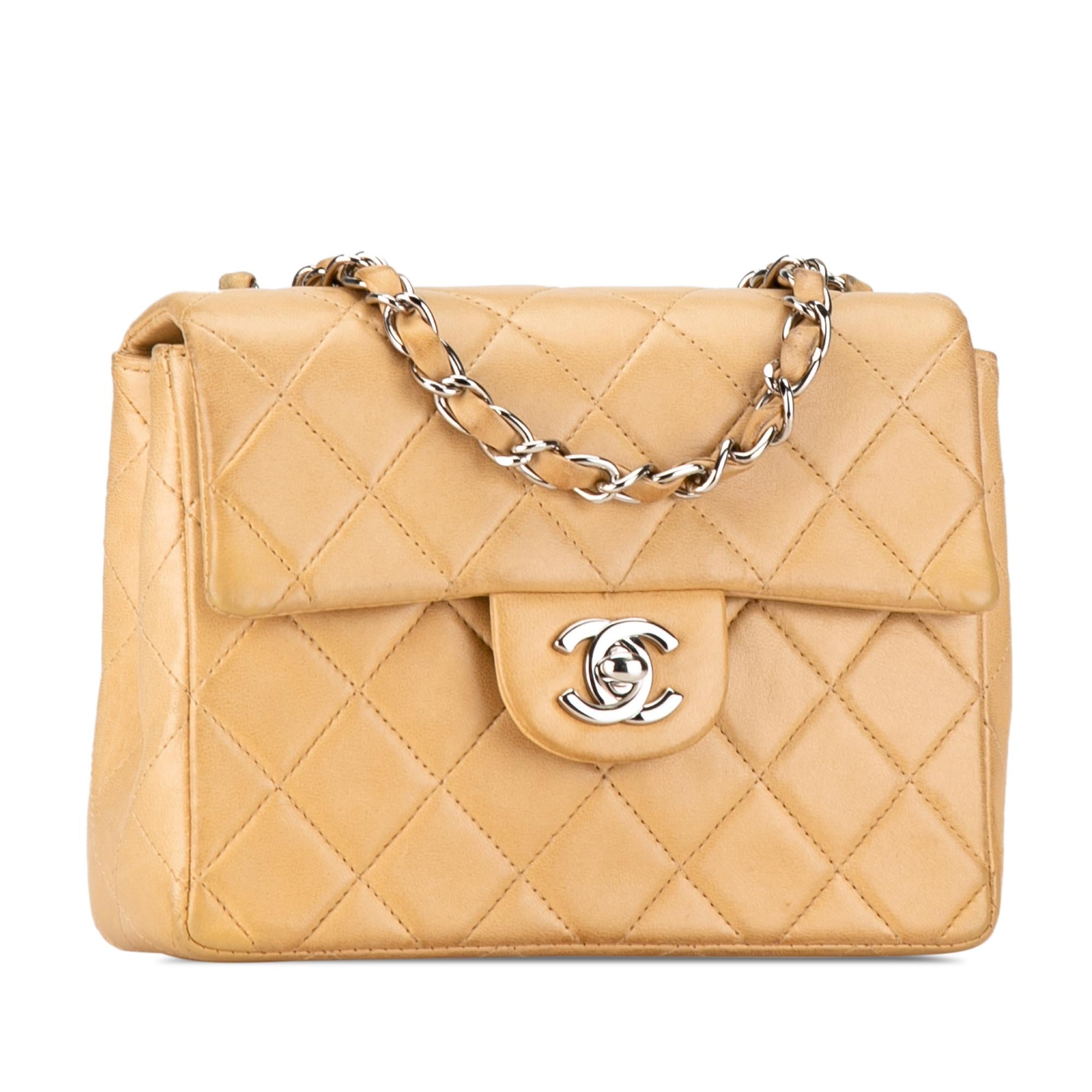 Chanel Mini Square Classic Lambskin Single Flap