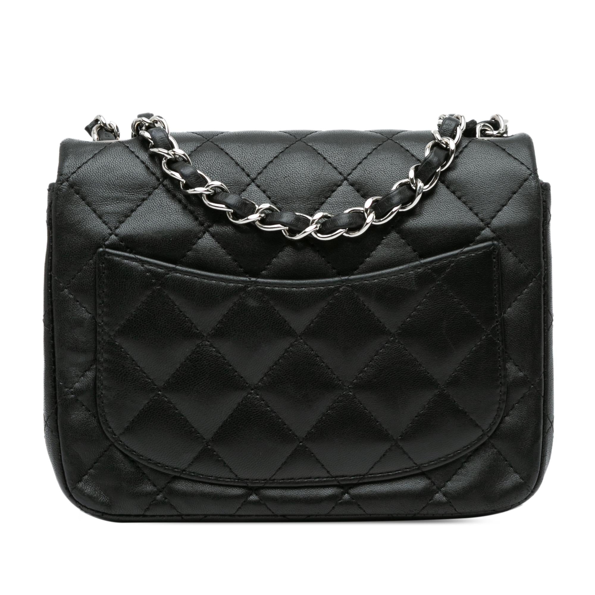 Chanel Mini Square Classic Lambskin Single Flap (SHG-dYzu0j)