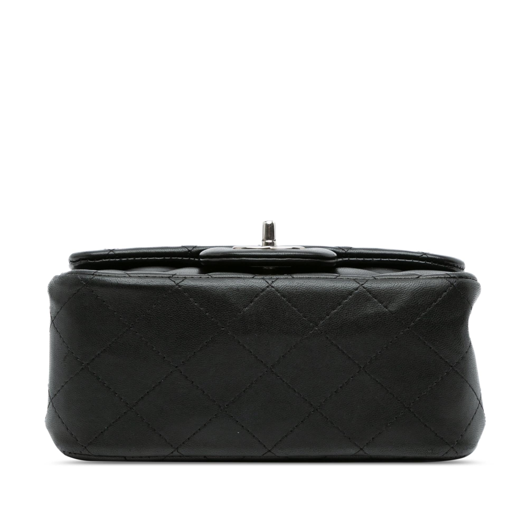 Chanel Mini Square Classic Lambskin Single Flap (SHG-dYzu0j)