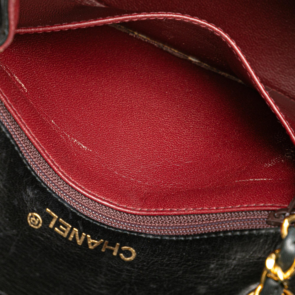 Chanel Mini Square Classic Lambskin Single Flap (SHG-uffUKC)