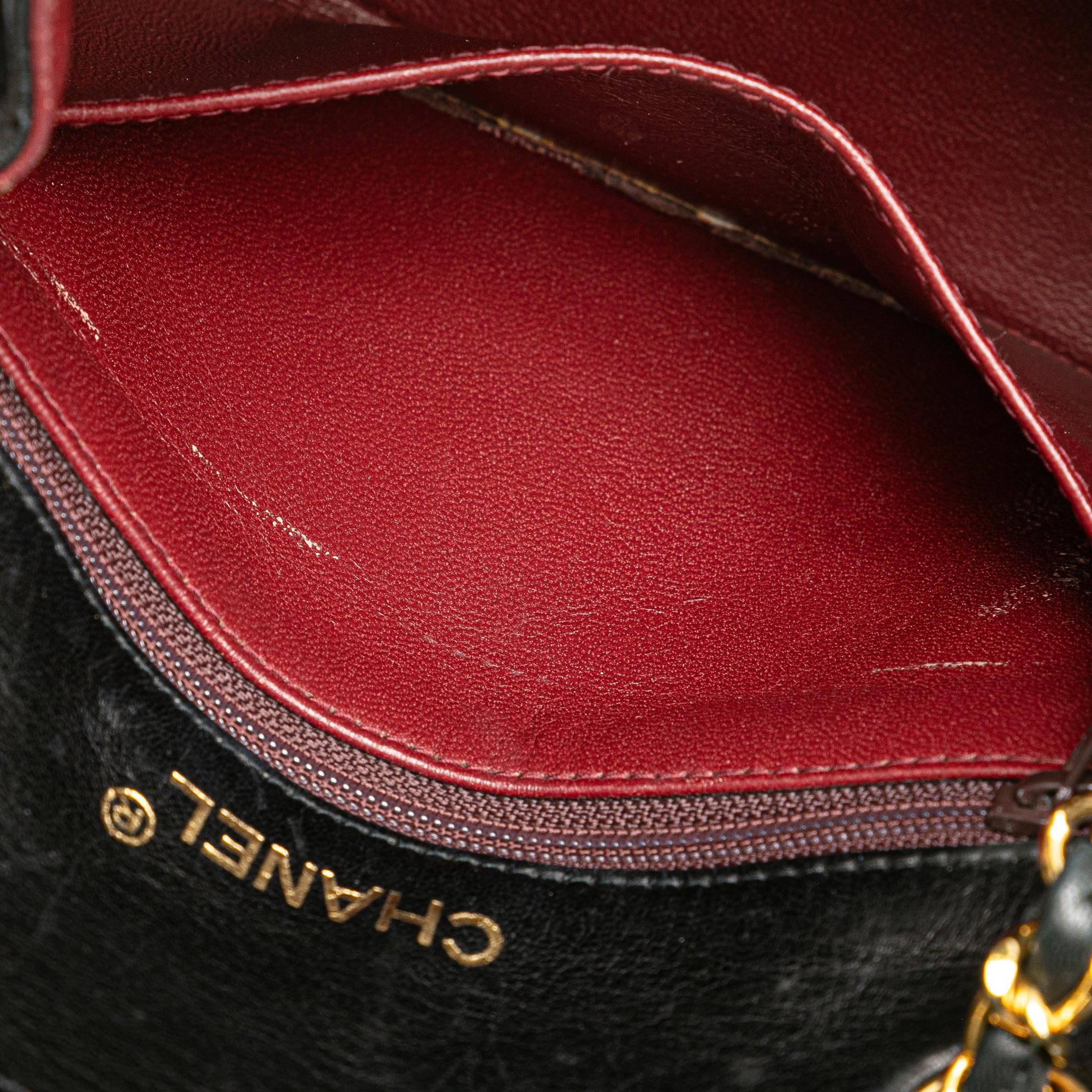 Chanel Mini Square Classic Lambskin Single Flap (SHG-uffUKC)