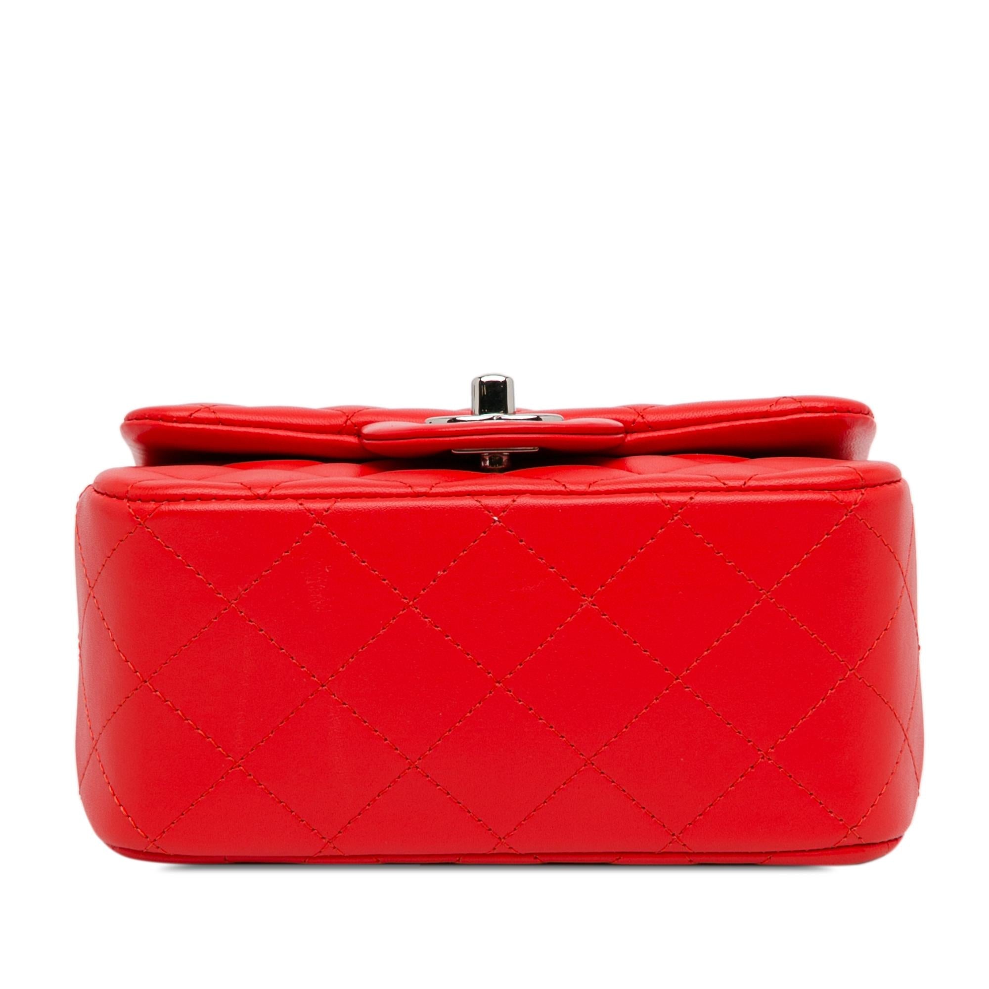 Chanel Mini Square Classic Lambskin Single Flap