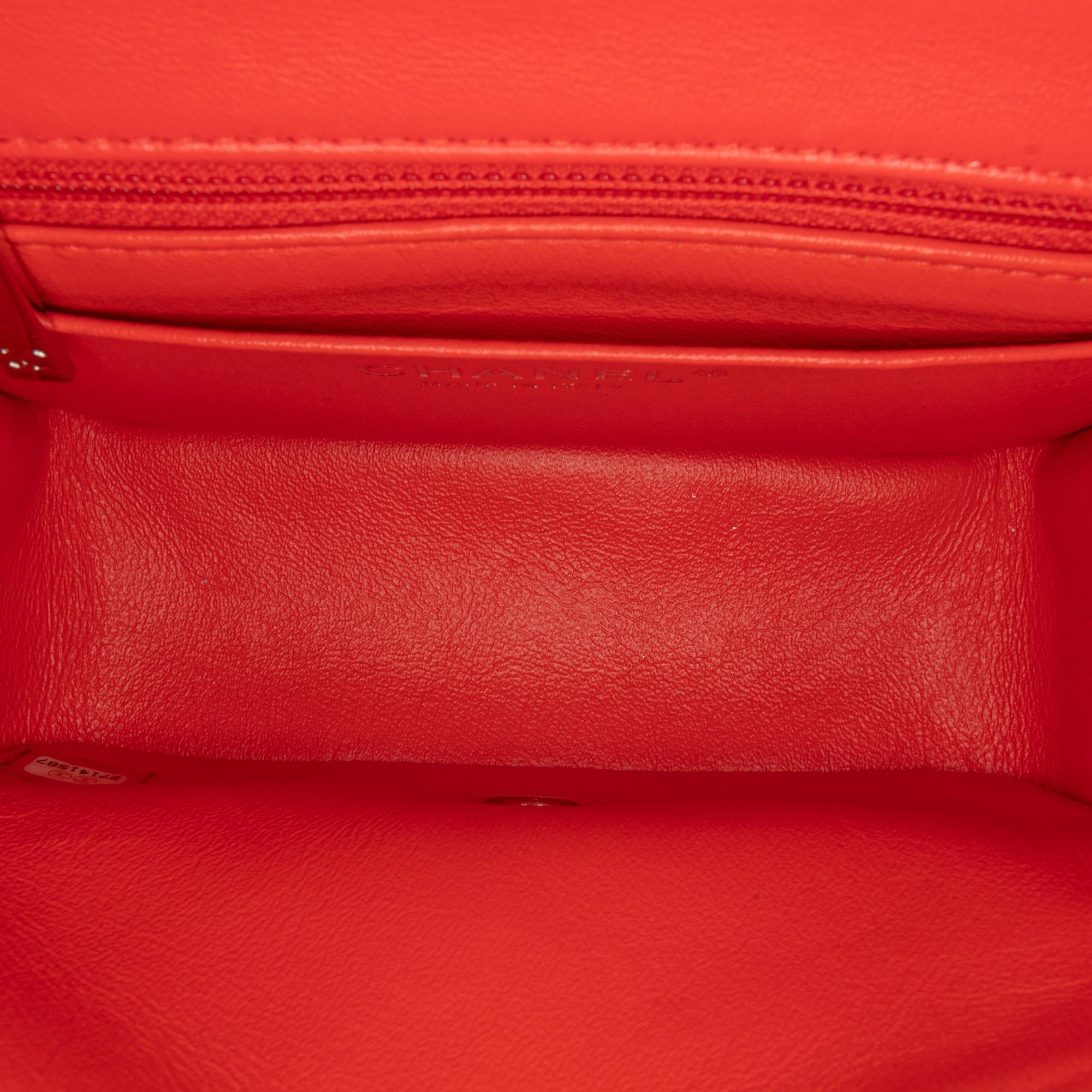 Chanel Mini Square Classic Lambskin Single Flap