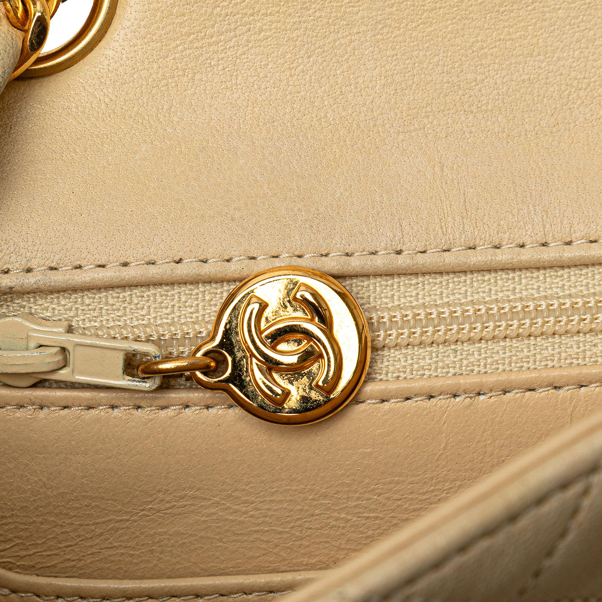 Chanel Mini Square Classic Lambskin Single Flap (SHG-bqoEbP)