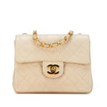 Chanel Mini Square Classic Lambskin Single Flap (SHG-bqoEbP)