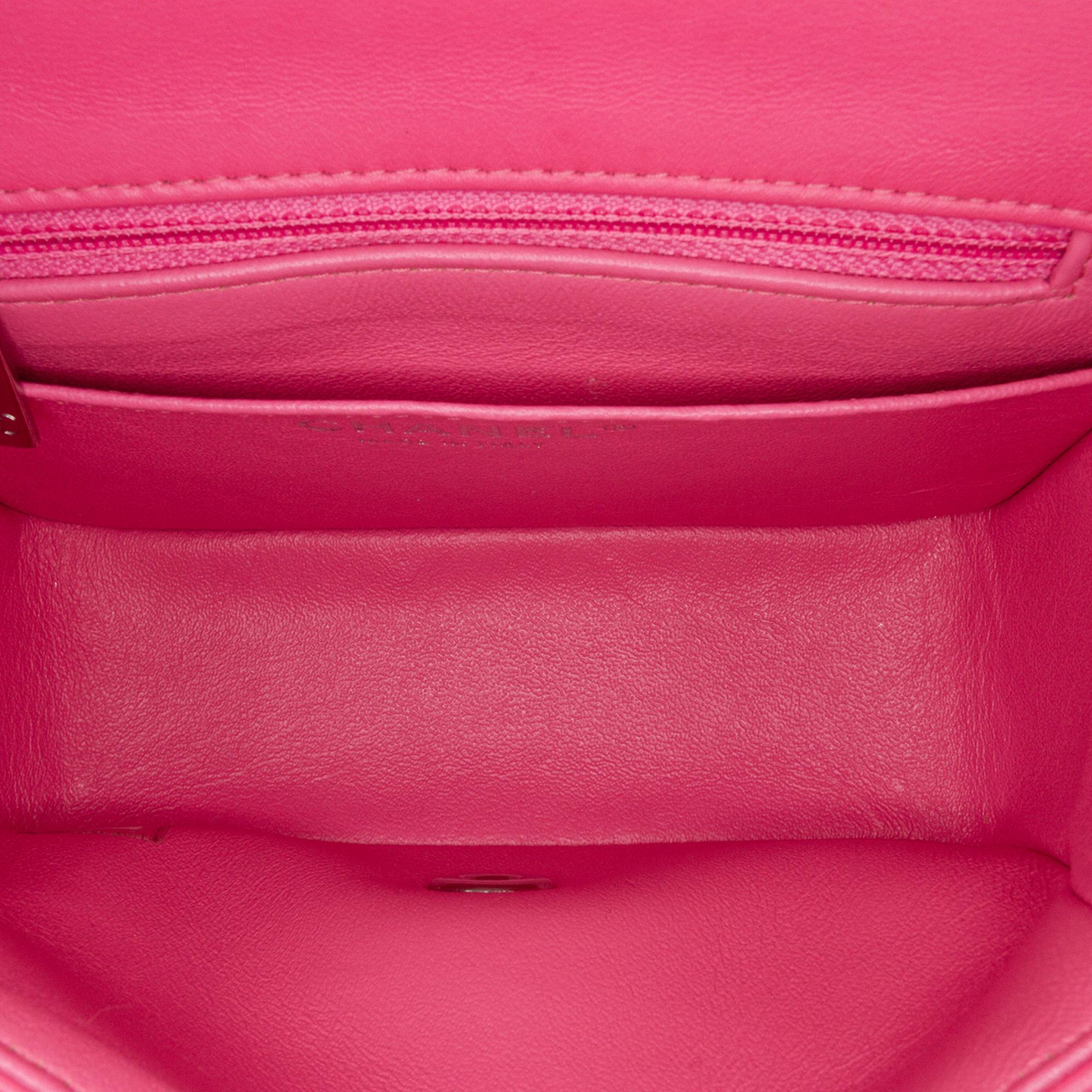 Chanel Mini Square Classic Lambskin Single Flap