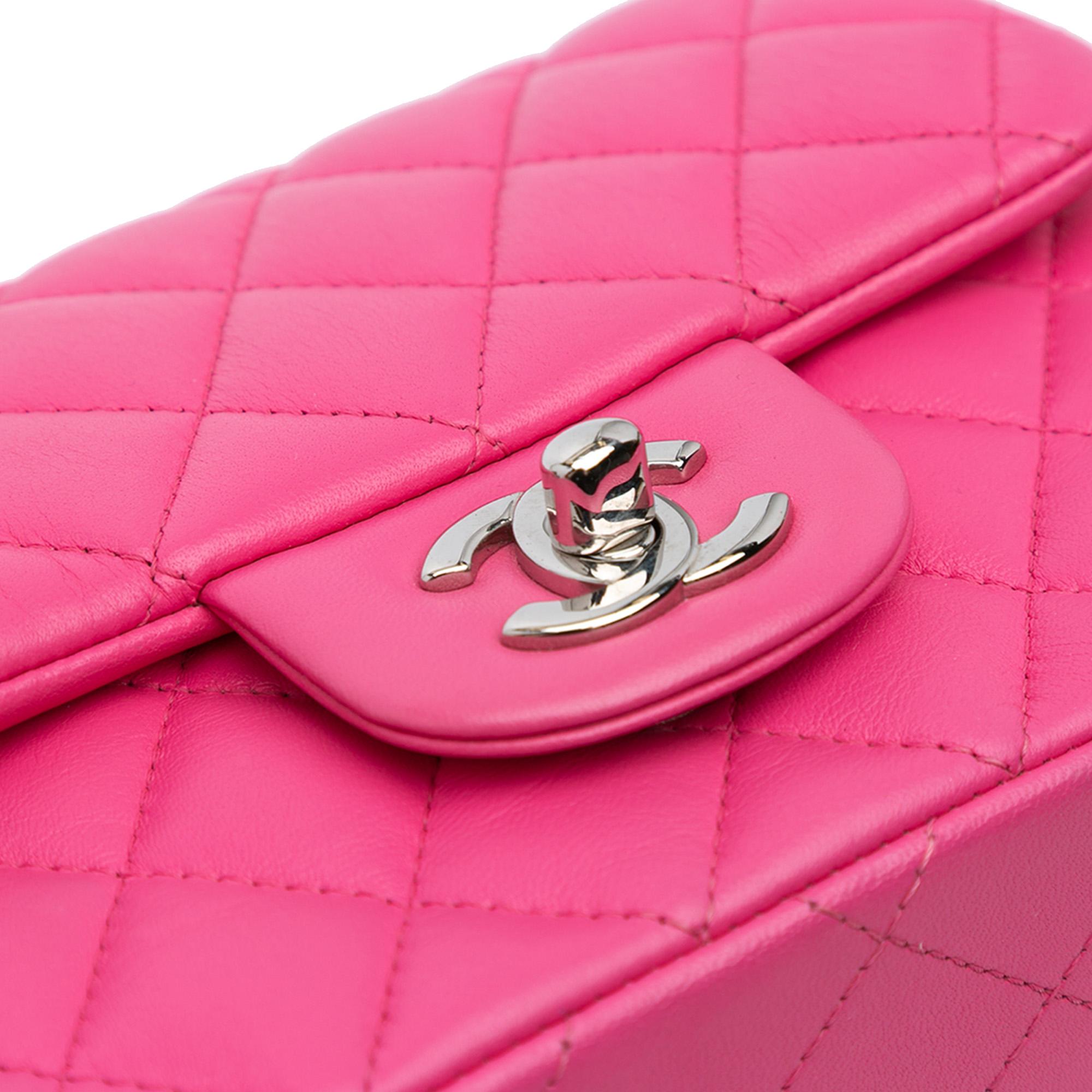 Chanel Mini Square Classic Lambskin Single Flap