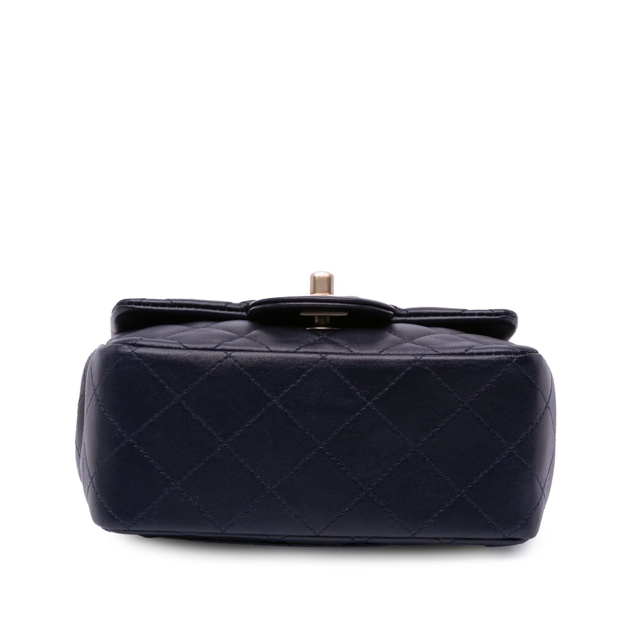 Chanel Mini Square Classic Lambskin Single Flap