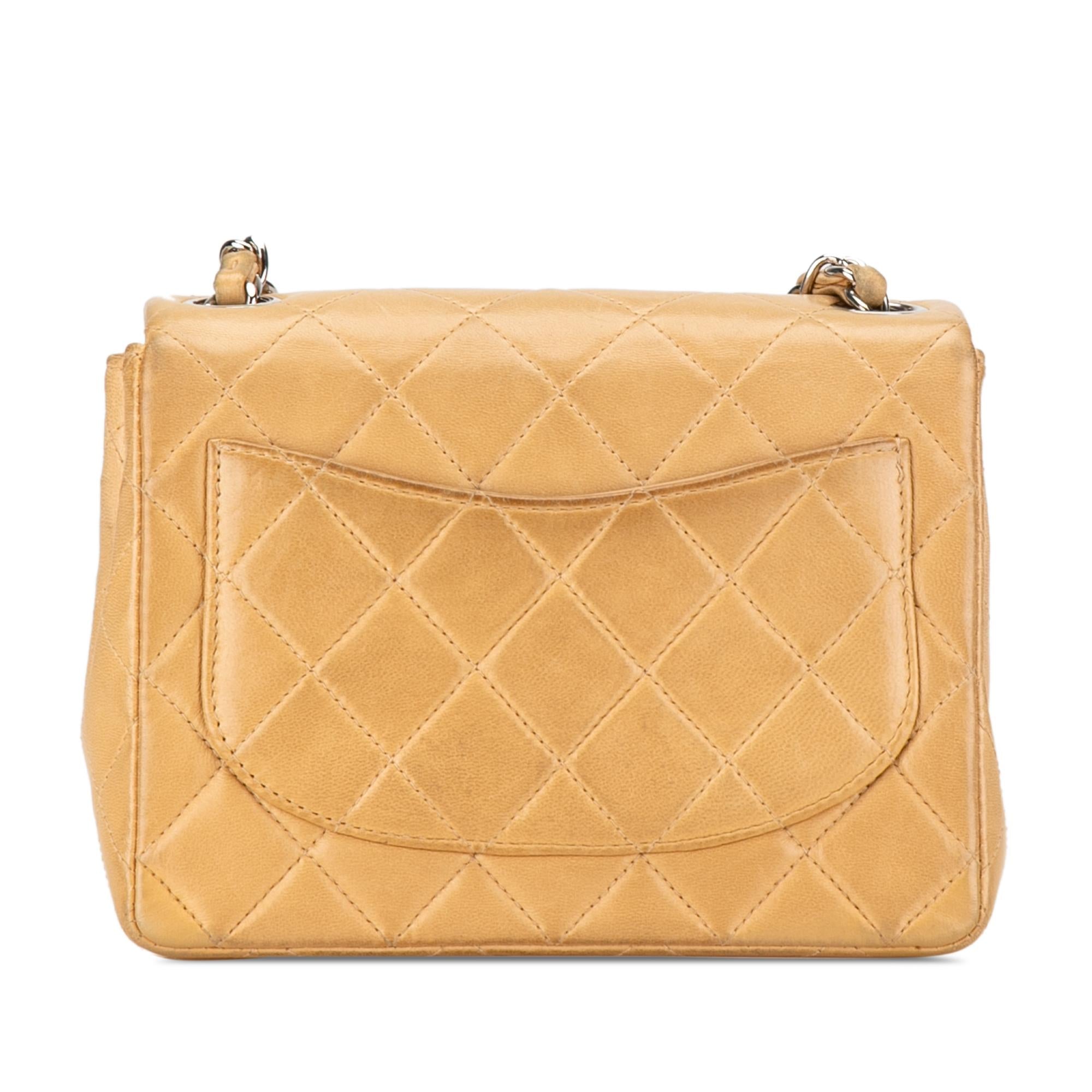 Chanel Mini Square Classic Lambskin Single Flap
