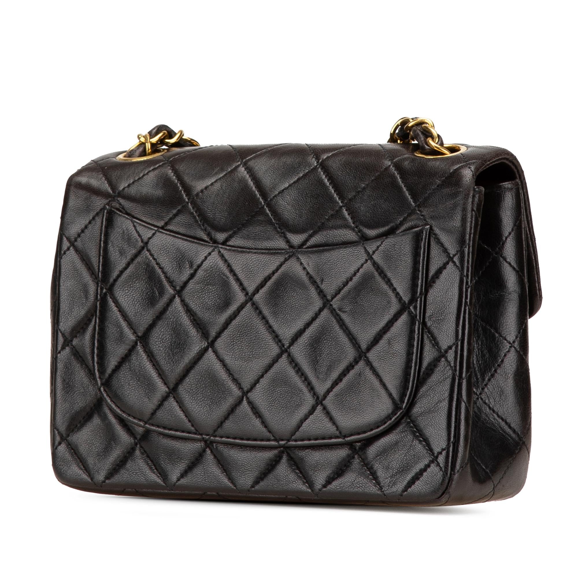 Chanel Mini Square Classic Lambskin Single Flap