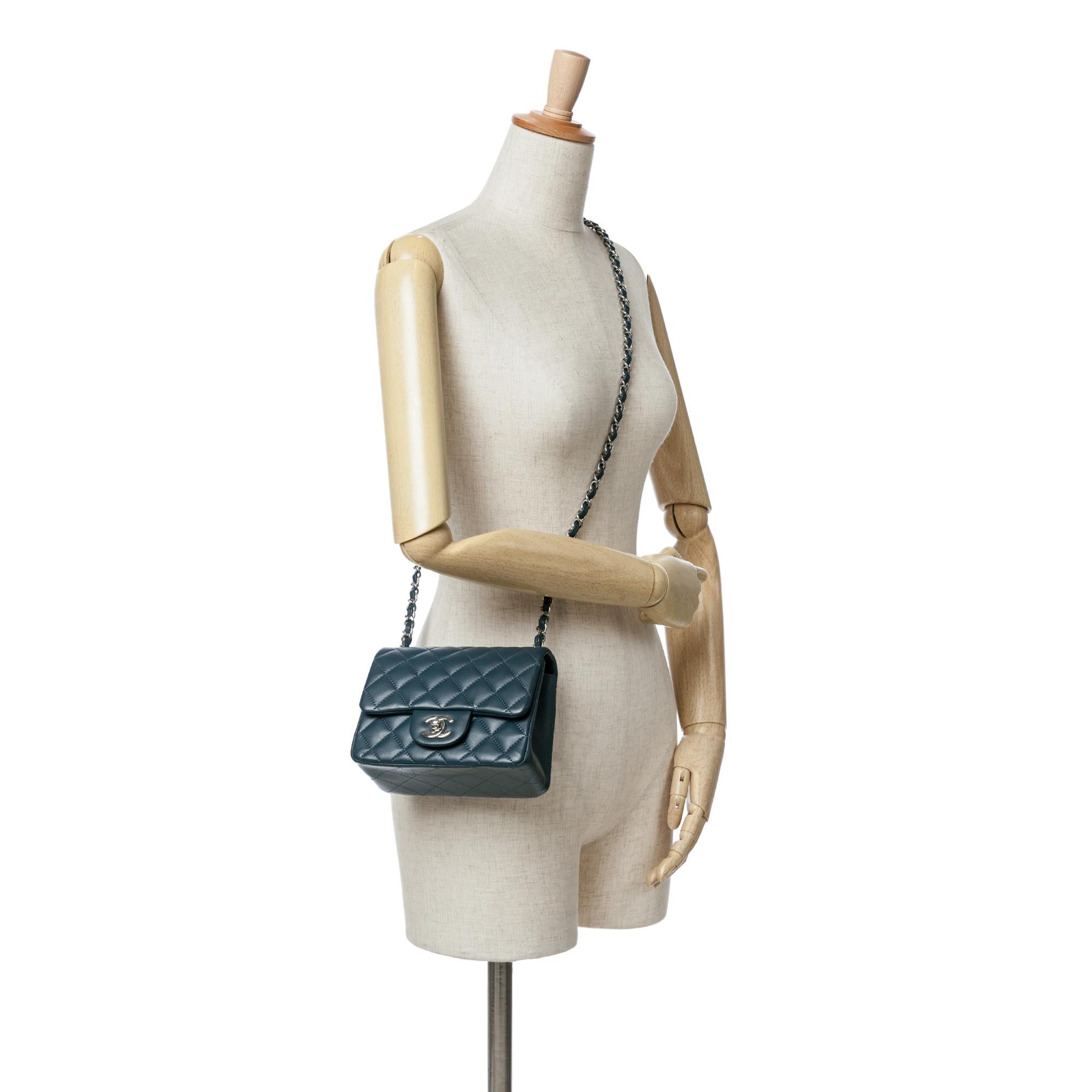 Chanel Mini Square Classic Lambskin Single Flap
