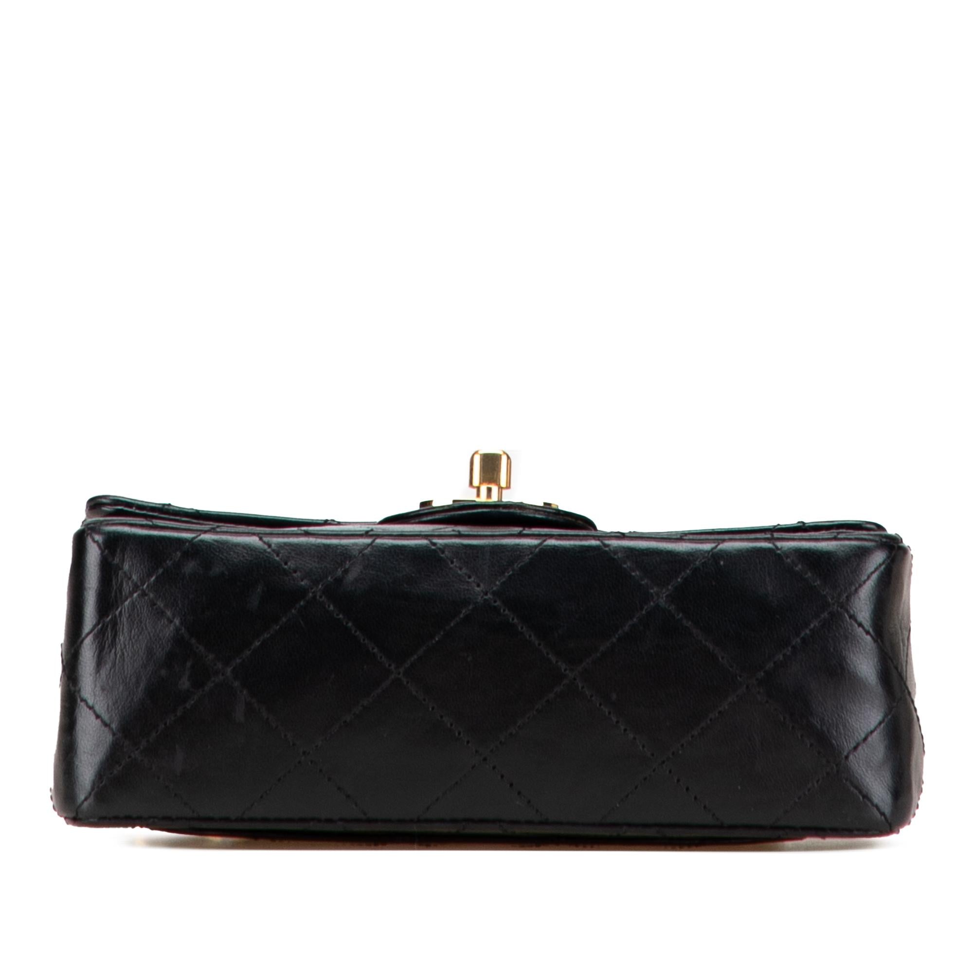 Chanel Mini Square Classic Lambskin Single Flap