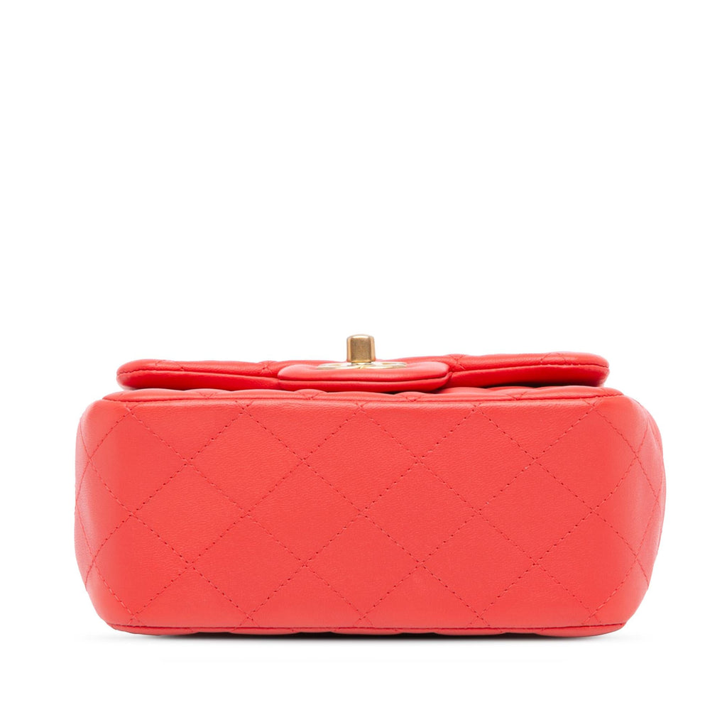 Chanel Mini Square Classic Lambskin Single Flap